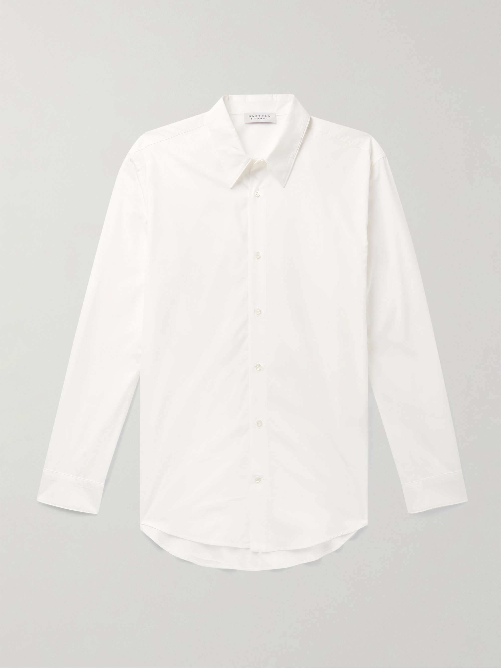 Quevedo Slim-Fit Cotton-Poplin Shirt view