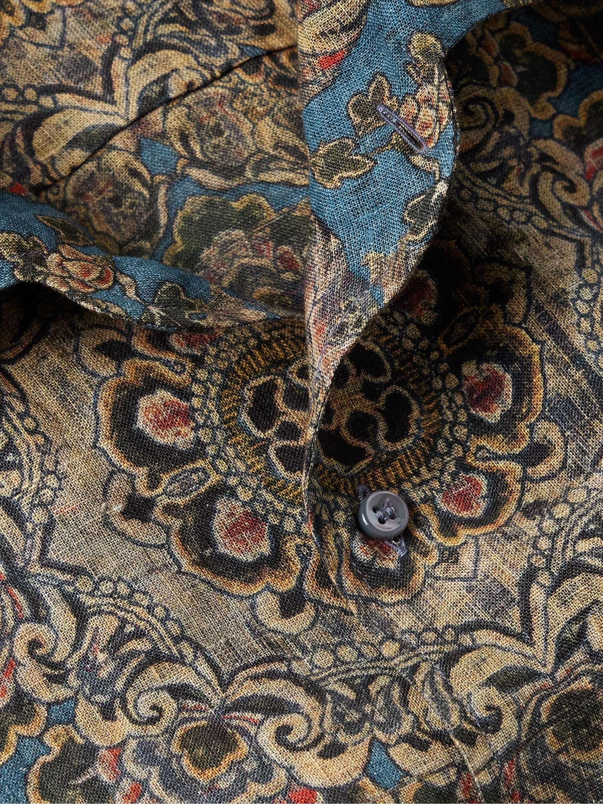 Printed Linen Shirt view