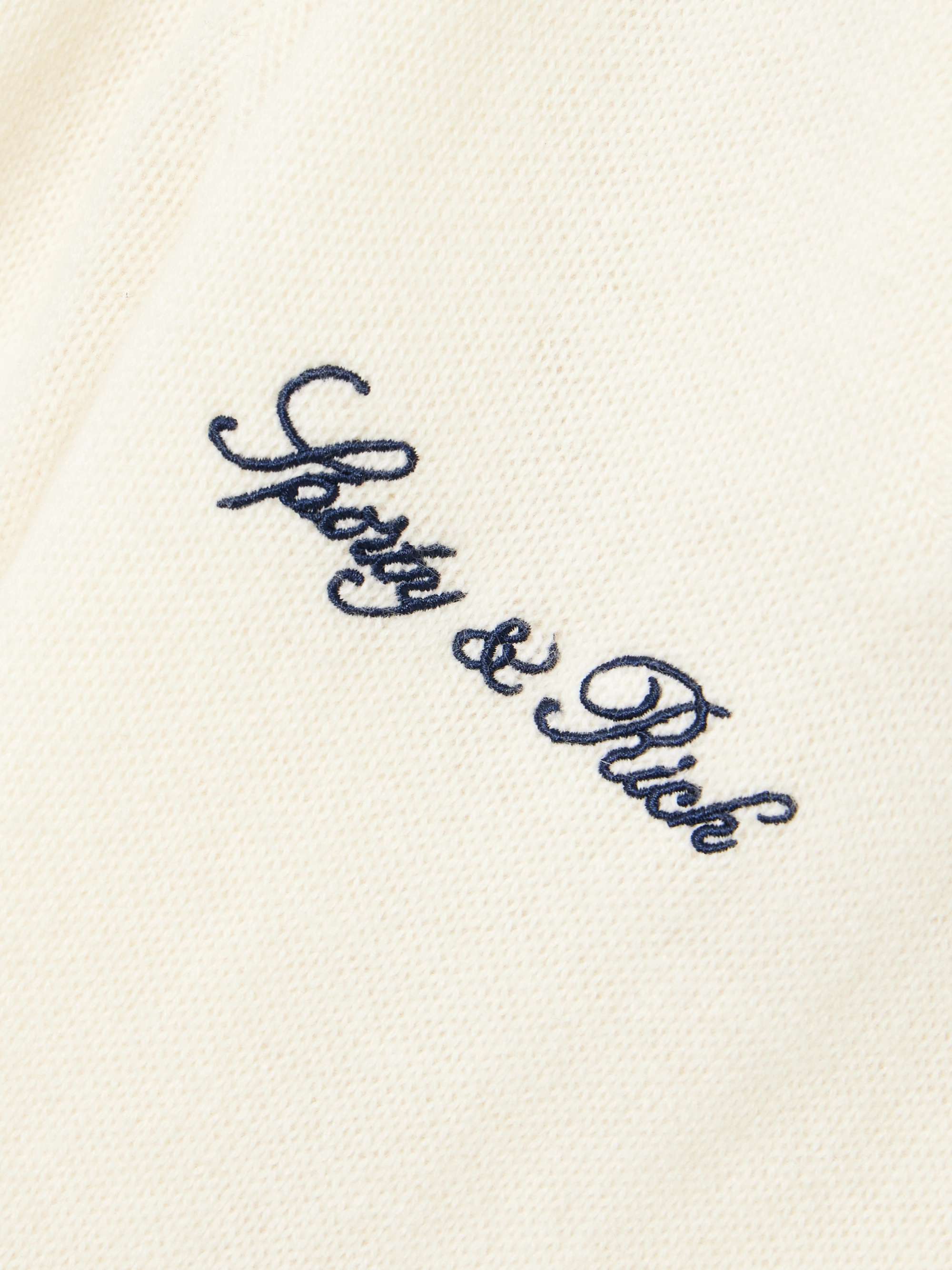 Vendome cashmere and wool-blend track pants view