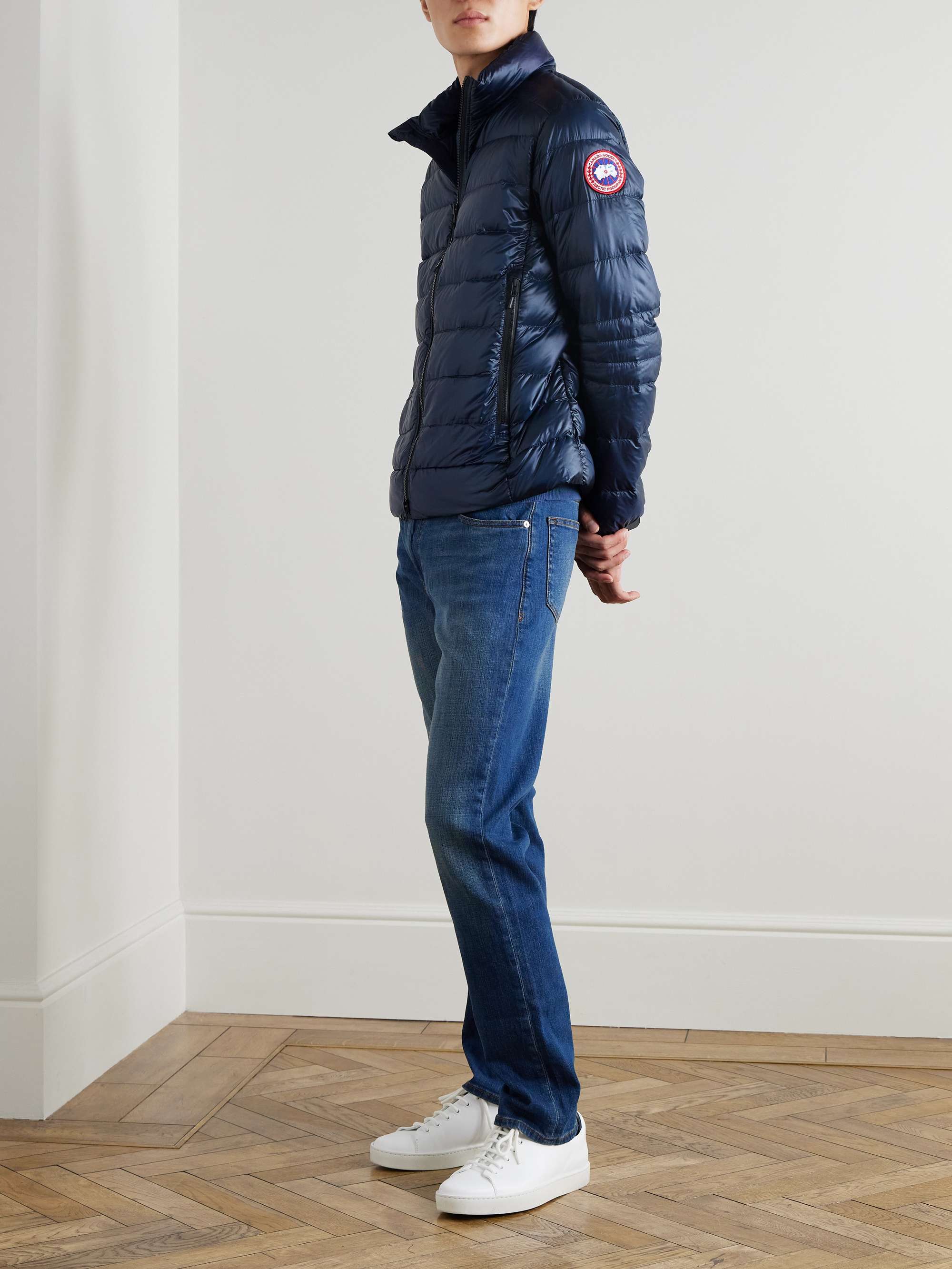 Crofton Slim-Fit Quilted Recycled Nylon-Ripstop Down Jacket view