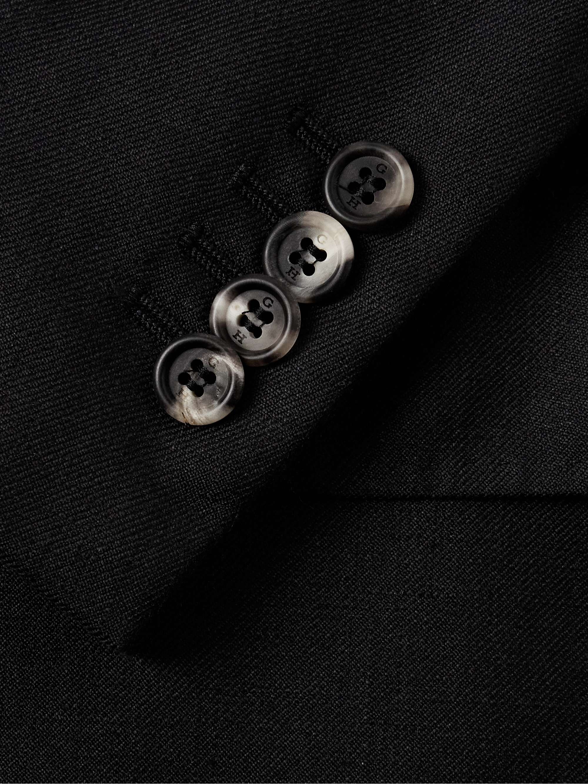 Irving Slim-Fit Unstructured Wool, Silk and Linen-Blend Twill Suit Jacket view