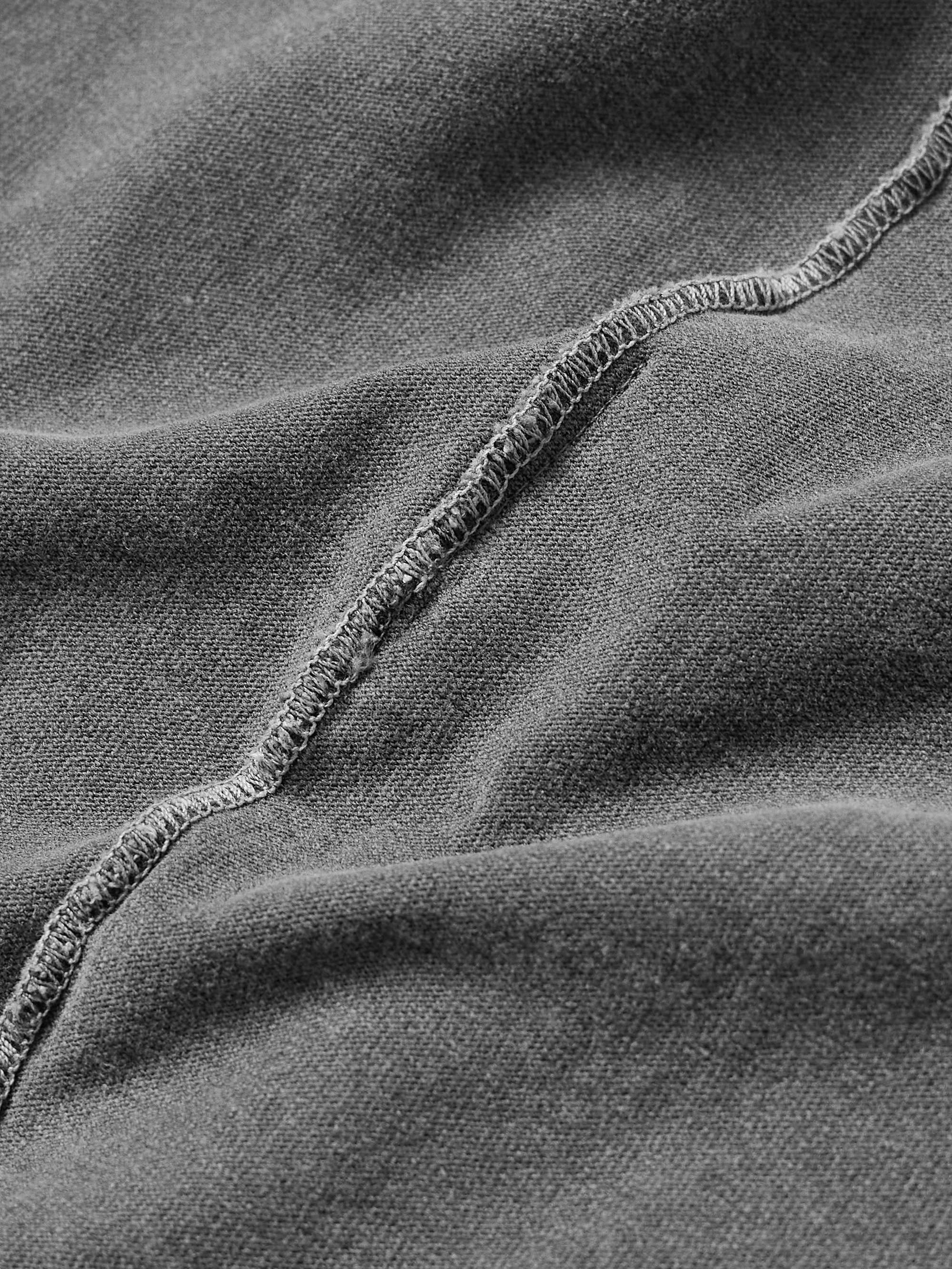 Reversed Cropped Cotton-Jersey T-Shirt view