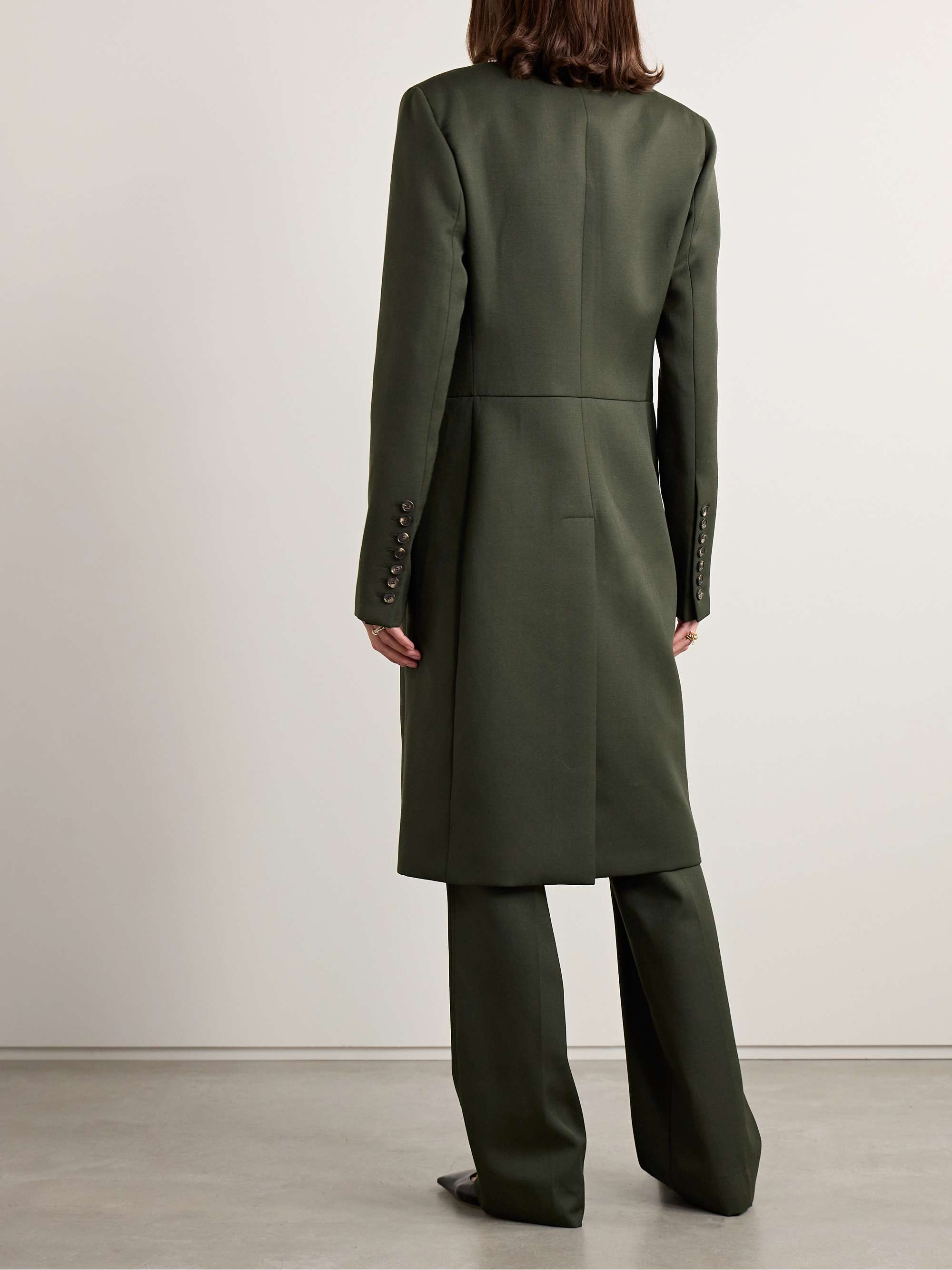 Manon grain de poudre wool and cashmere-blend coat view