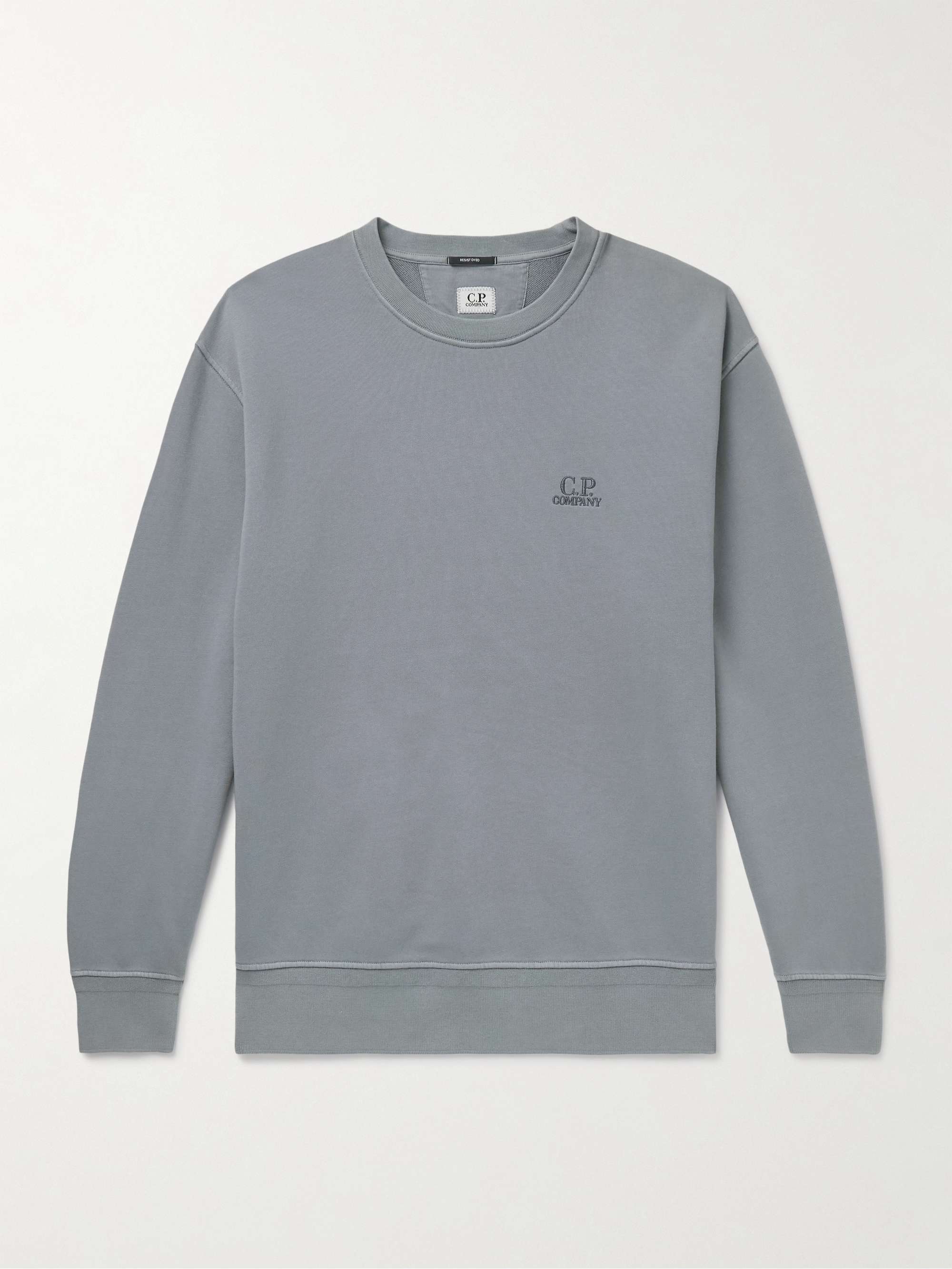 Logo-Embroidered Brushed Cotton-Jersey Sweatshirt view