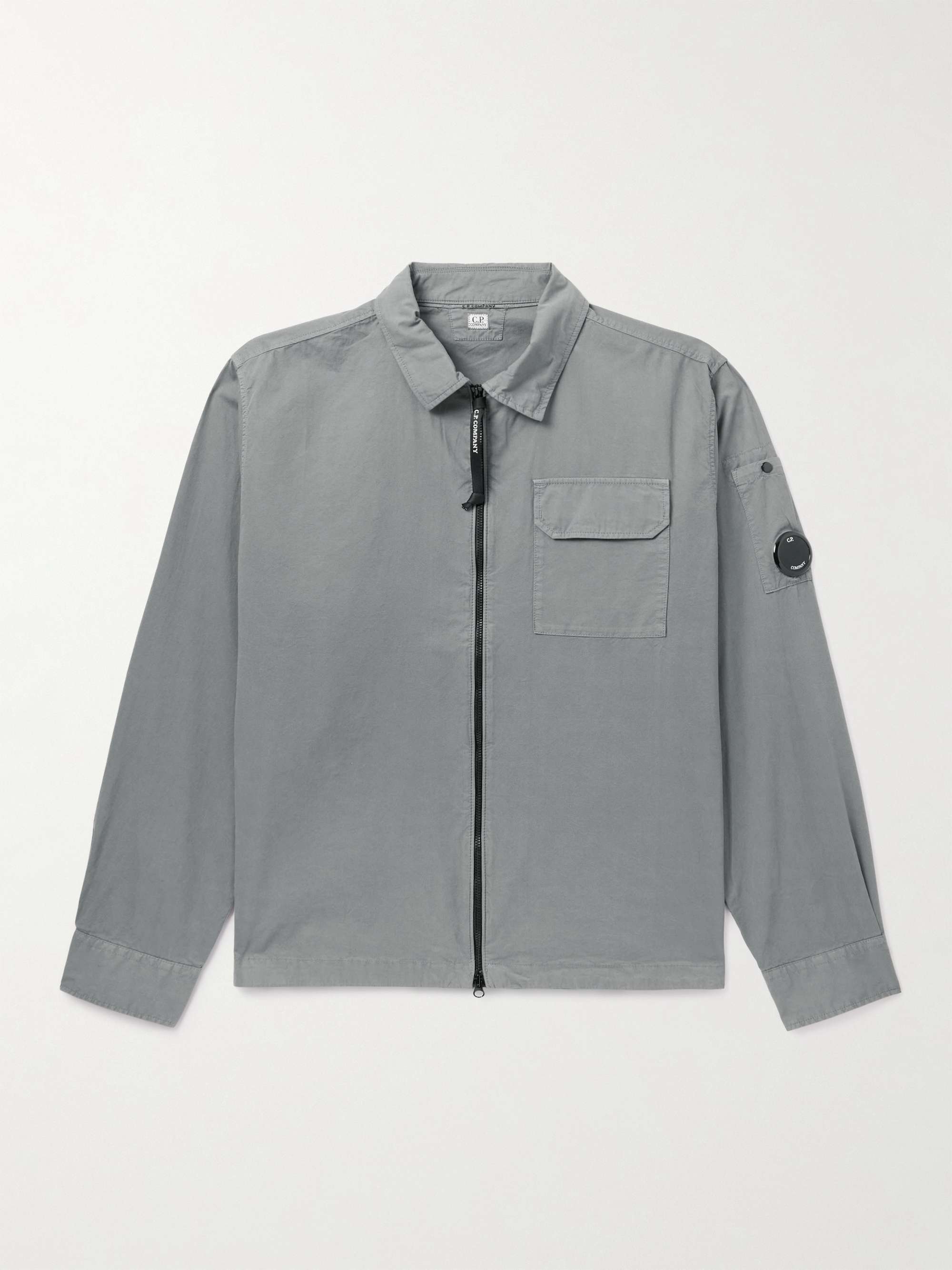 Organic Cotton-Gabardine Overshirt view