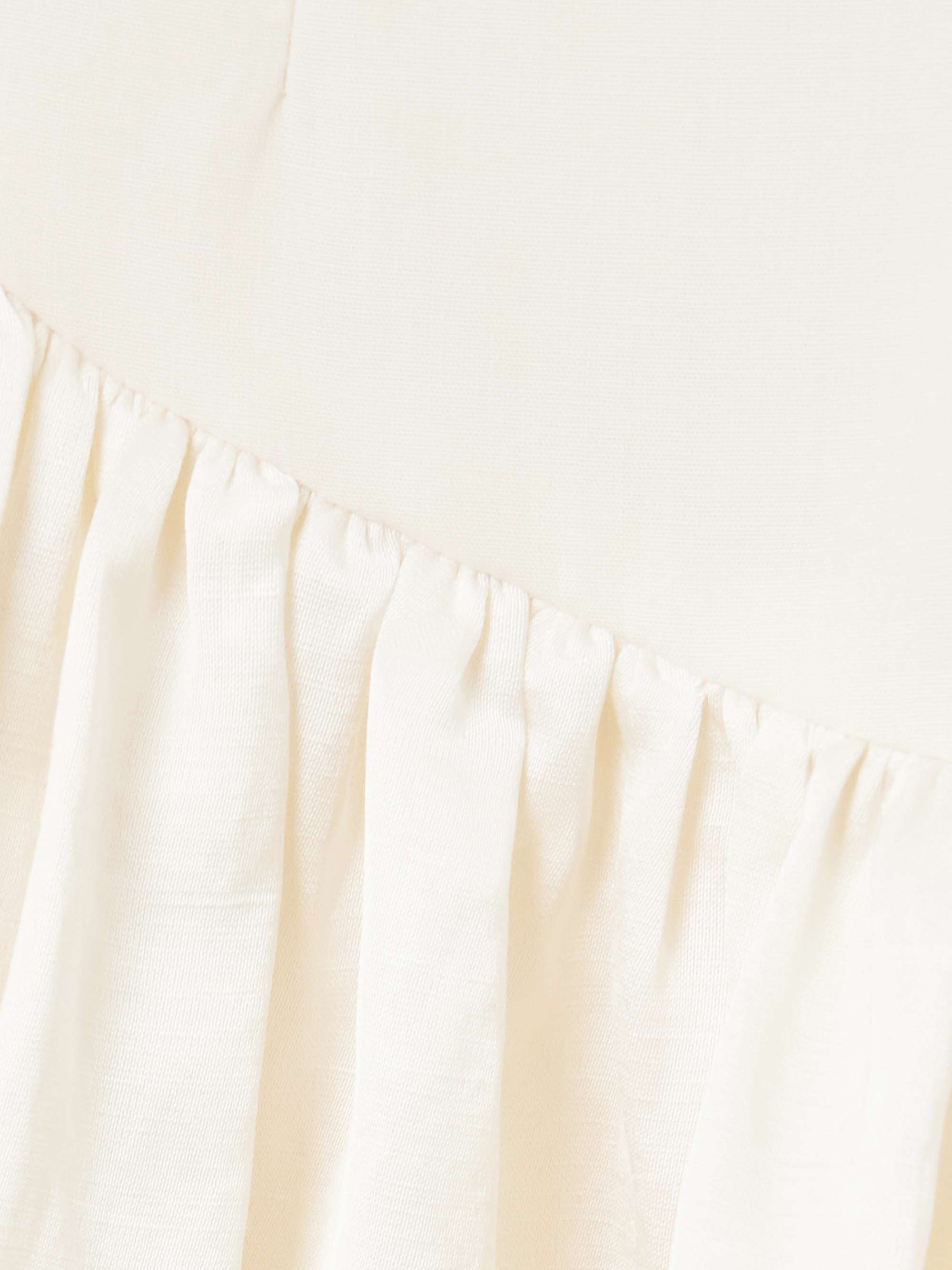 Mena pleated poplin and dupioni midi dress view