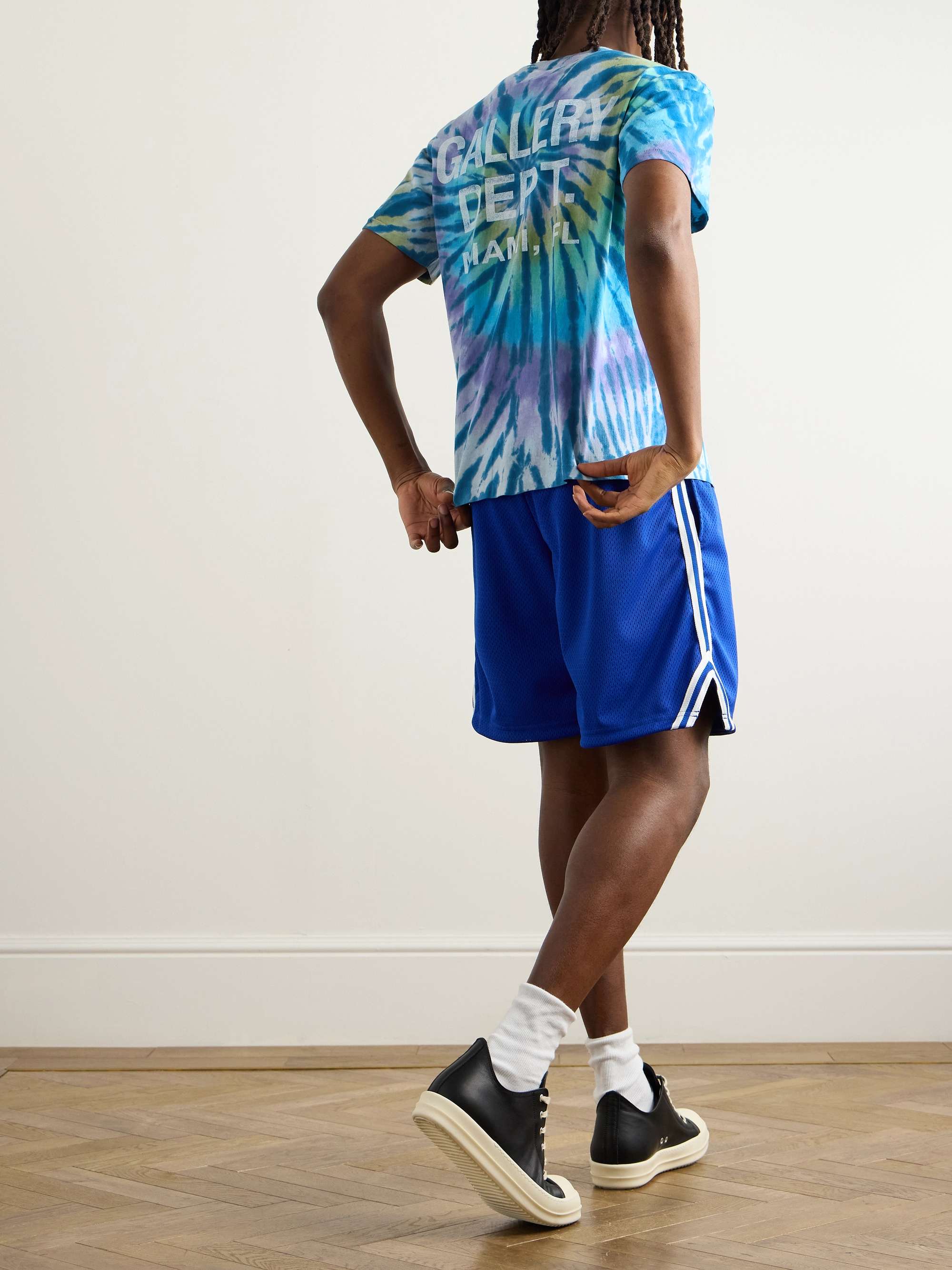 Miami Souvenir Logo-Print Tie-Dyed Cotton-Jersey T-Shirt view