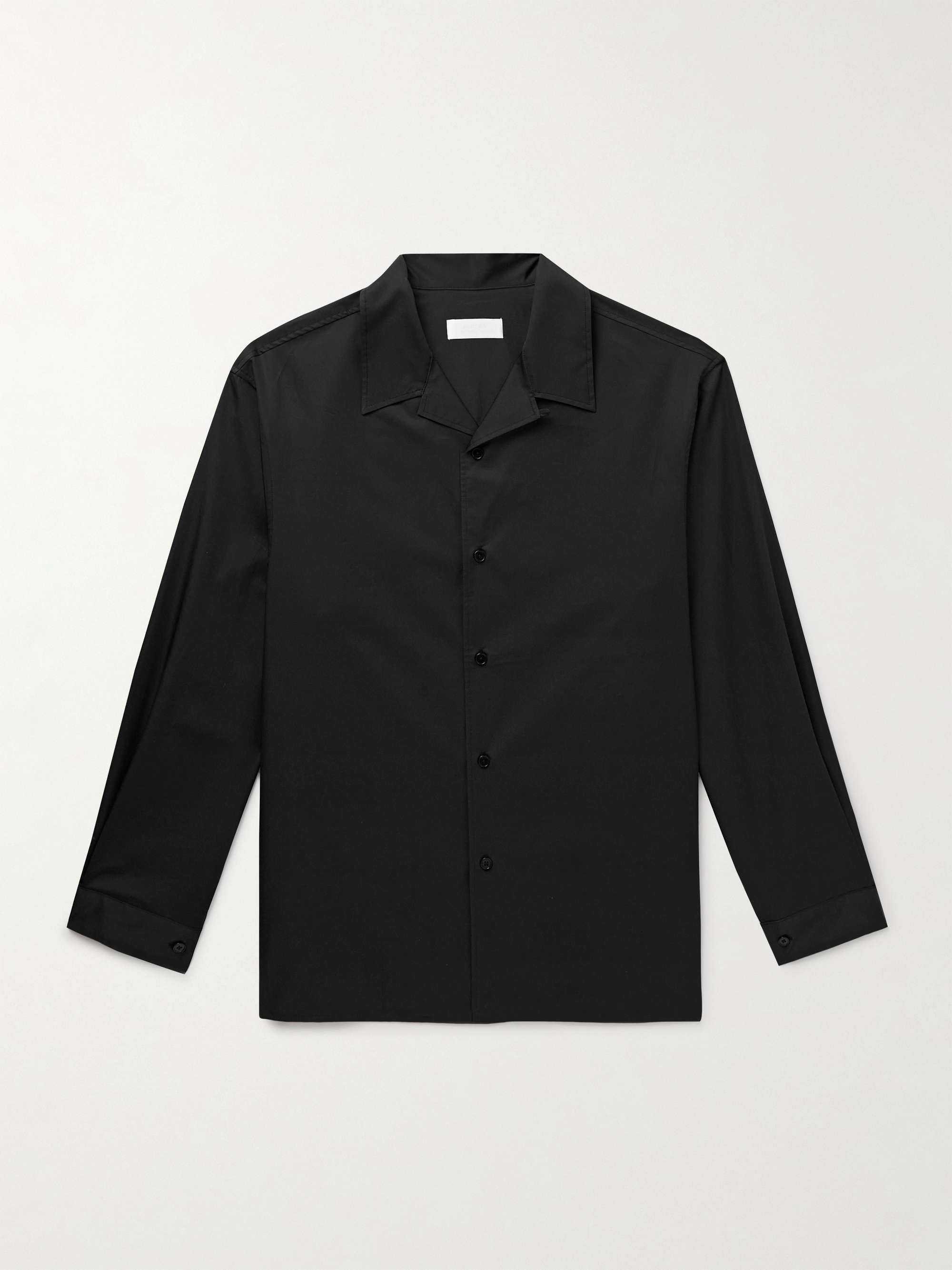 Convertible-Collar Cotton Shirt view