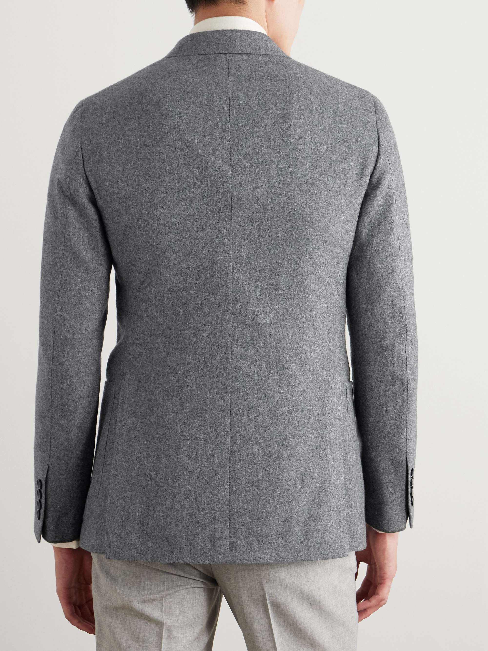 Slim-Fit Cashmere-Felt Blazer view