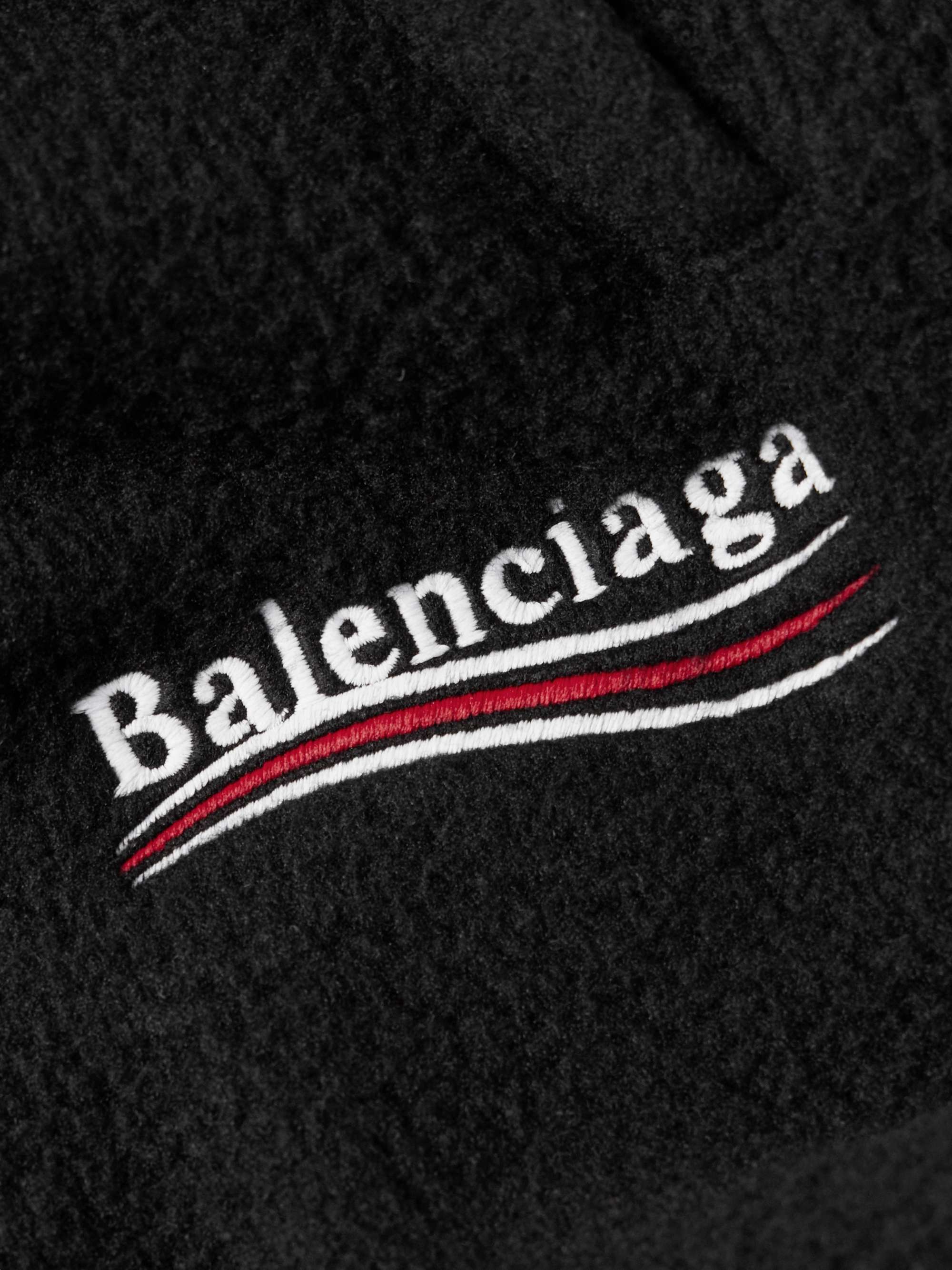 Straight-Leg Logo-Embroidered Cotton-Jersey Sweatpants view