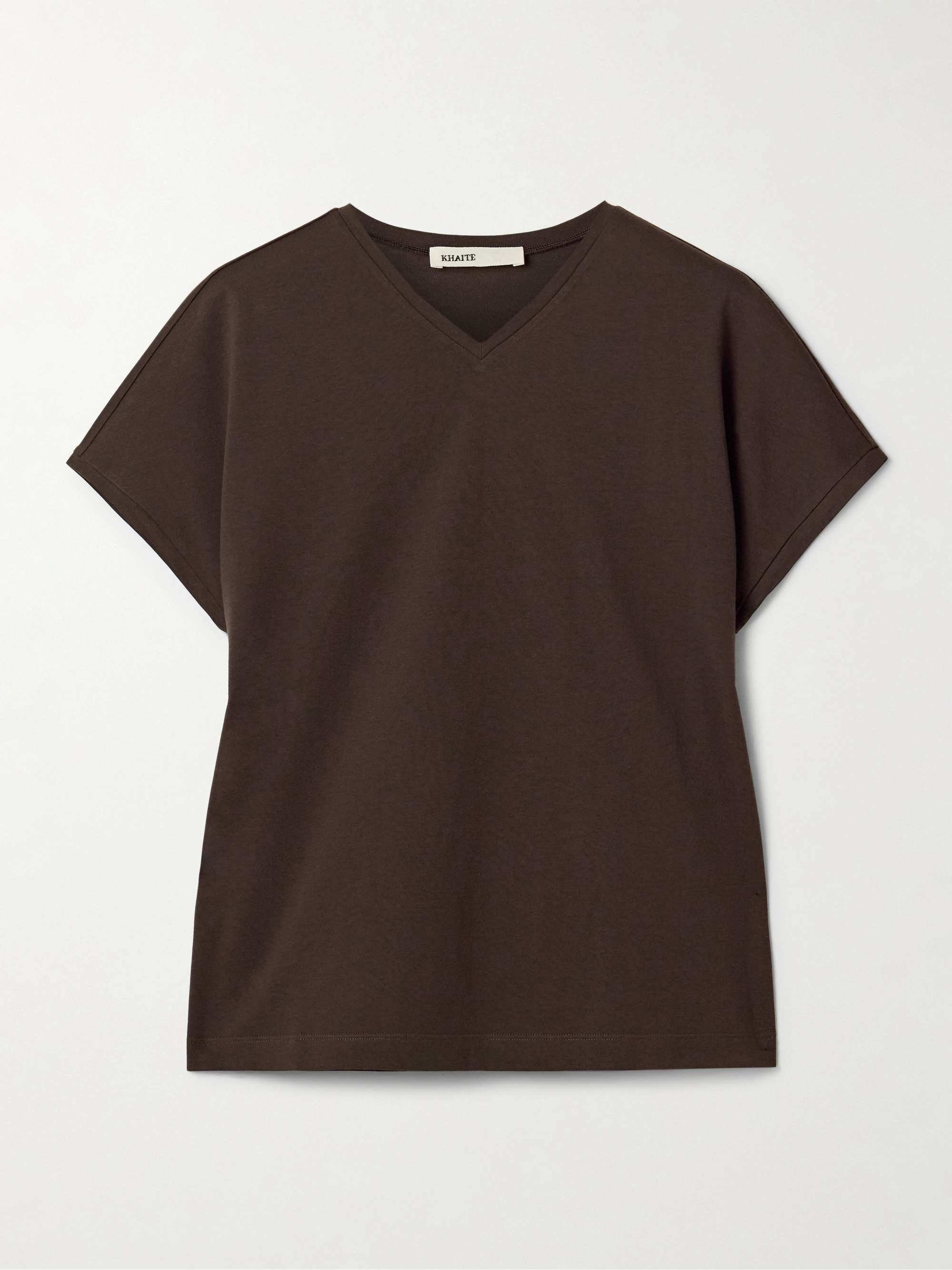 Devra cotton-blend jersey T-shirt view
