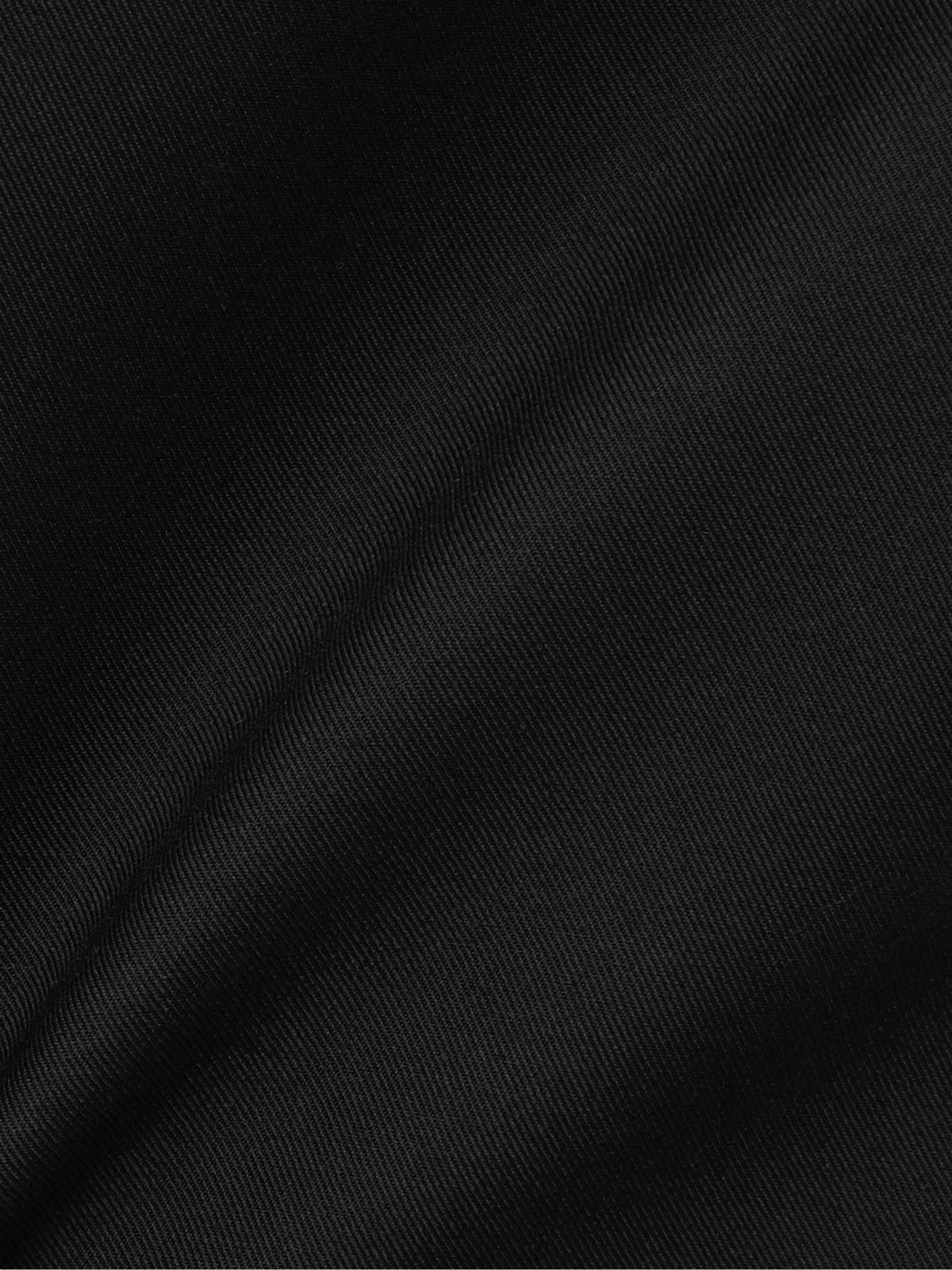 Wool and silk-blend crepe shorts view
