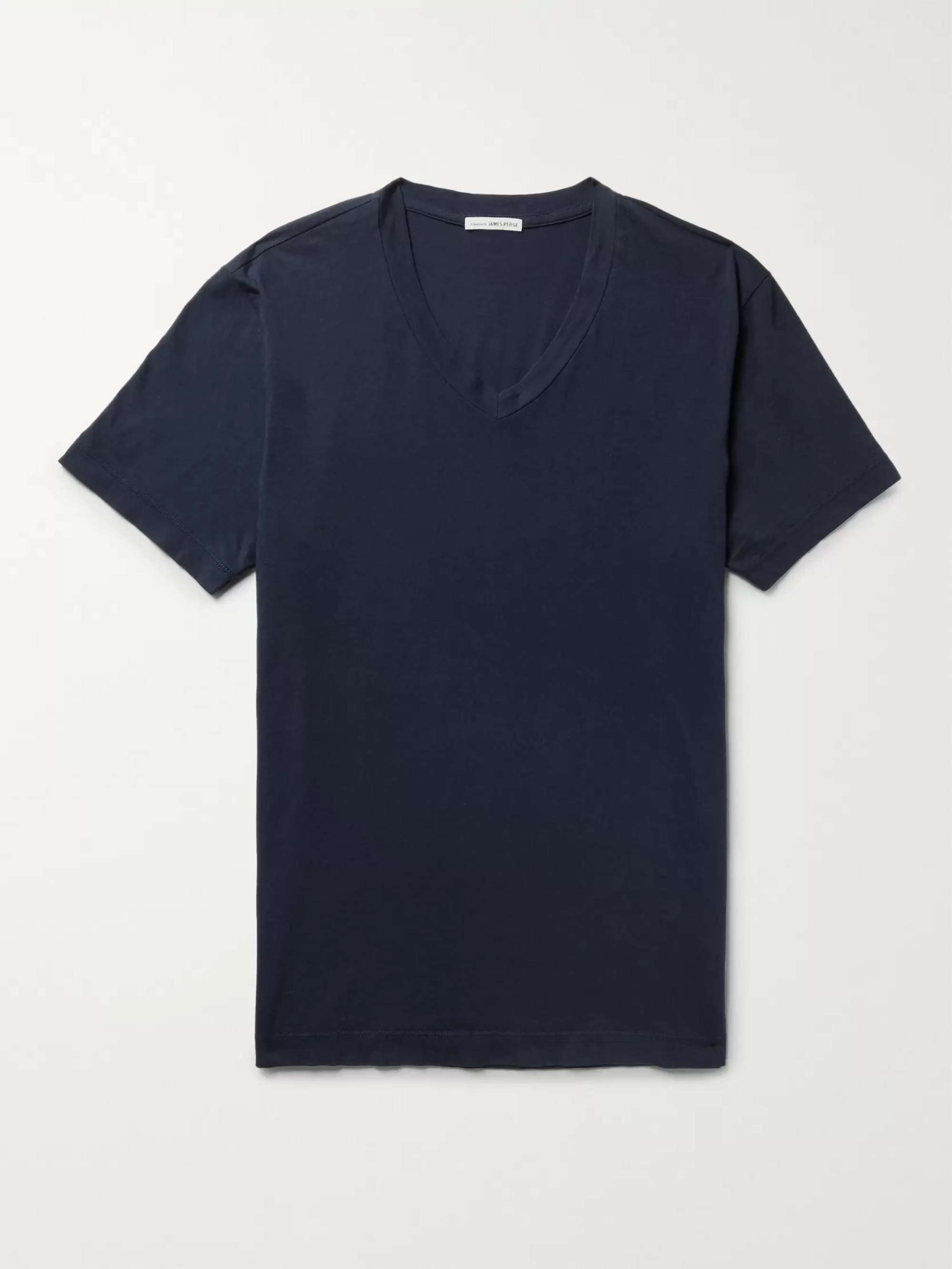 Slim-Fit Combed Cotton-Jersey T-Shirt view