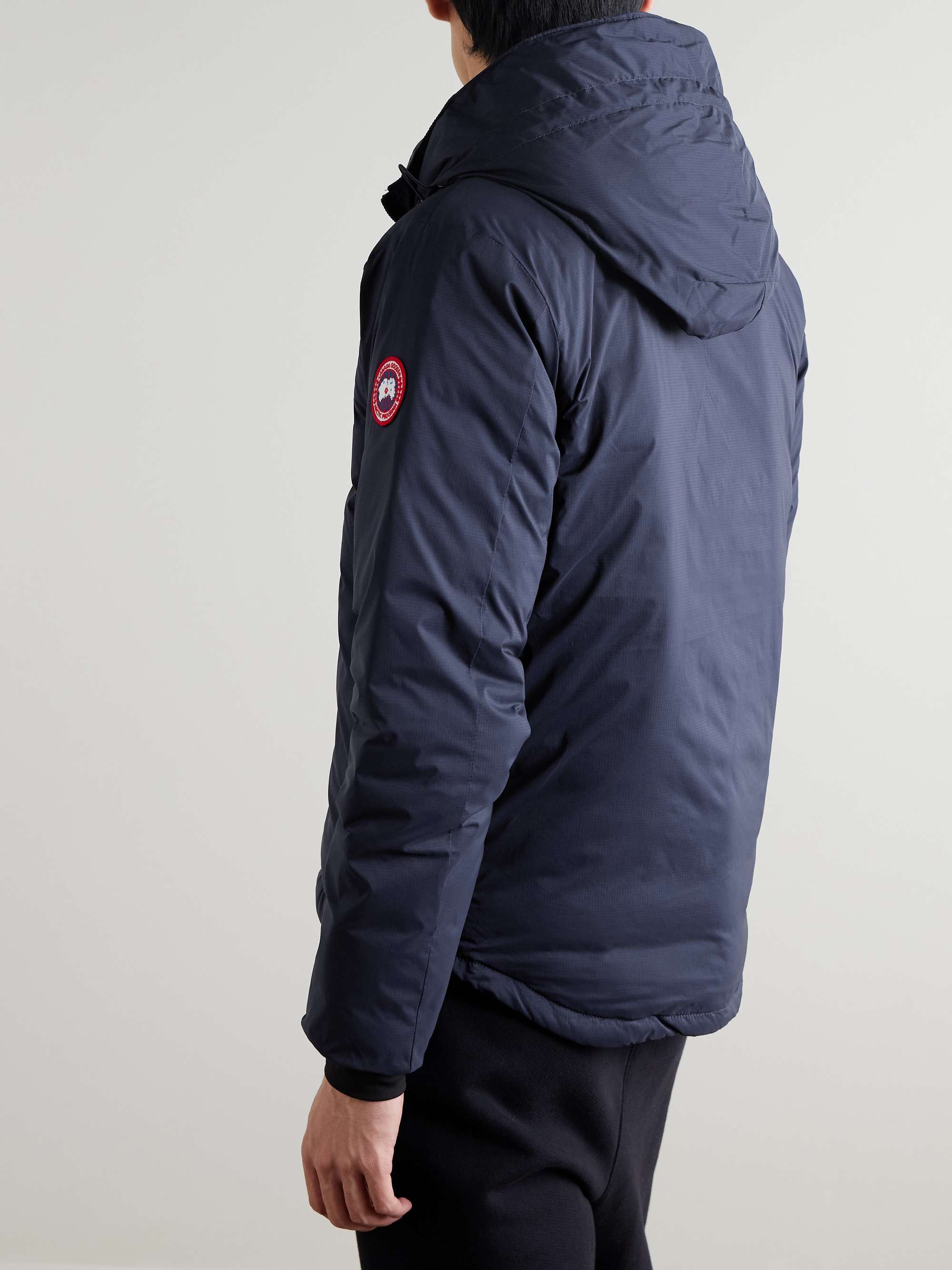 Lodge Slim-Fit Nylon-Ripstop Hooded Down Jacket view