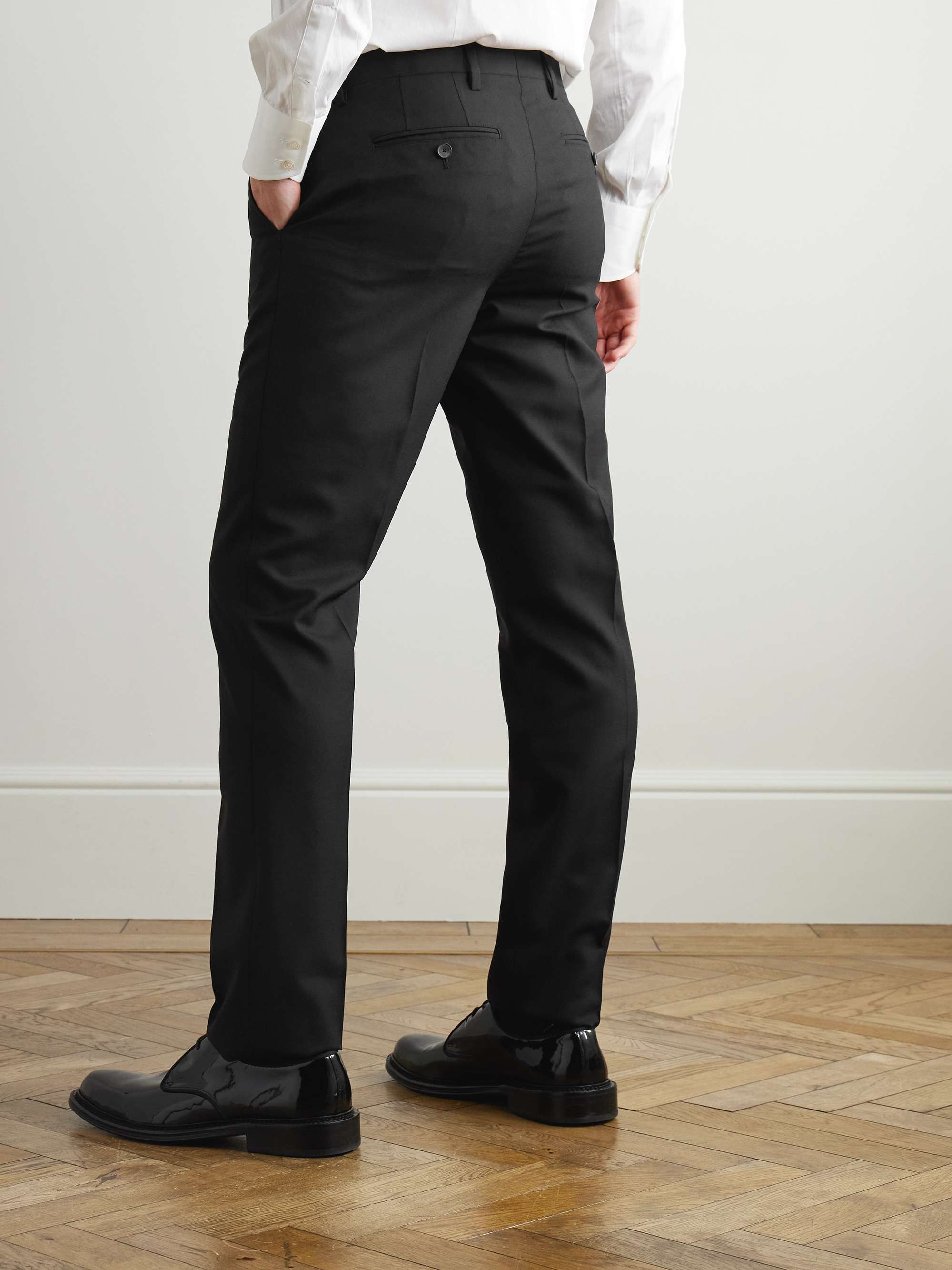 Philip Slim-Fit Straight-Leg Wool Suit Trousers view