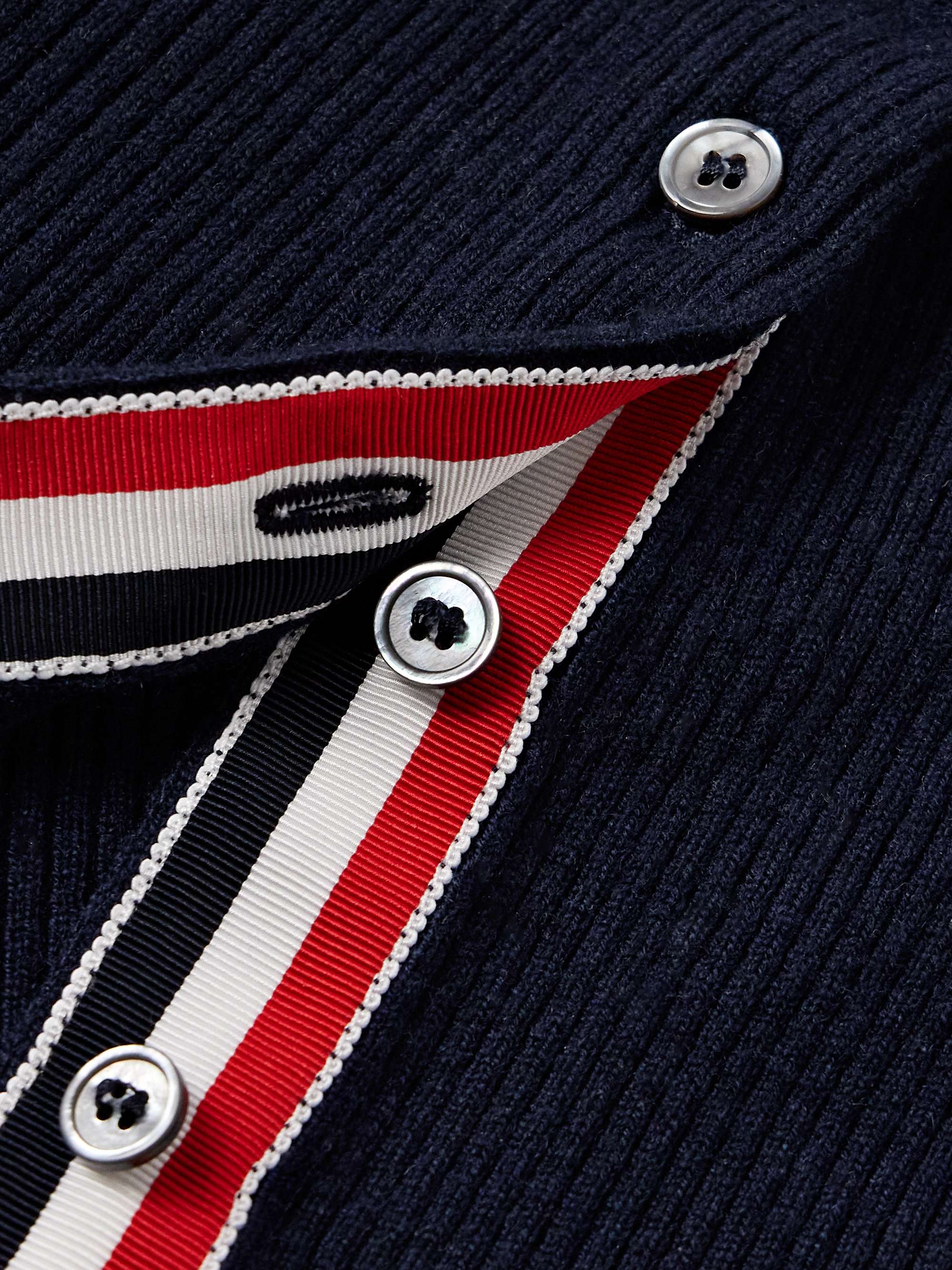 Olympic Constellation Slim-Fit Jacquard-Knit Cashmere Cardigan view