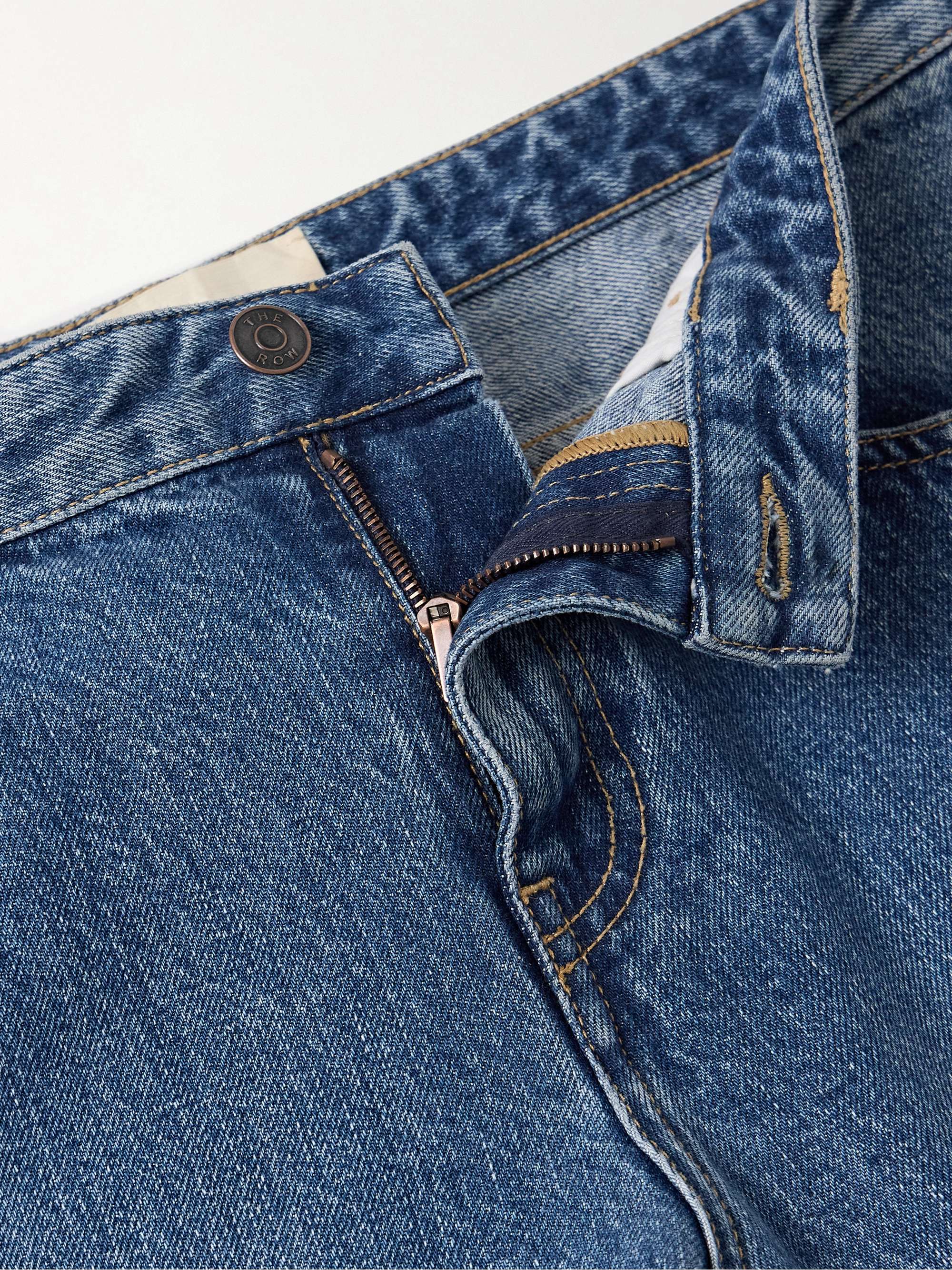 Eglitta mid-rise straight-leg jeans view