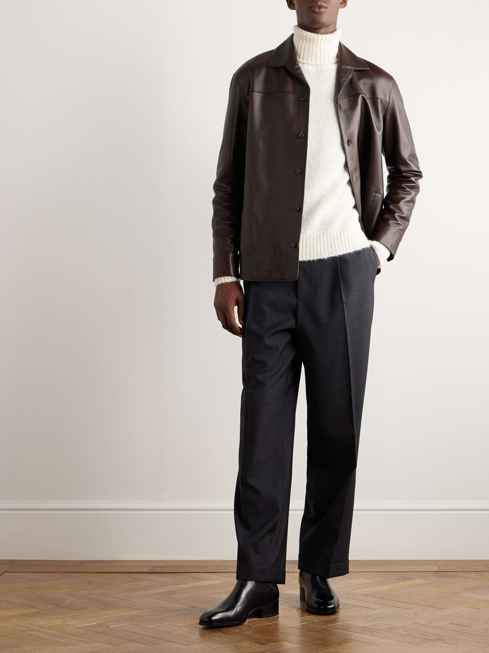 Bruno Leather Overshirt view