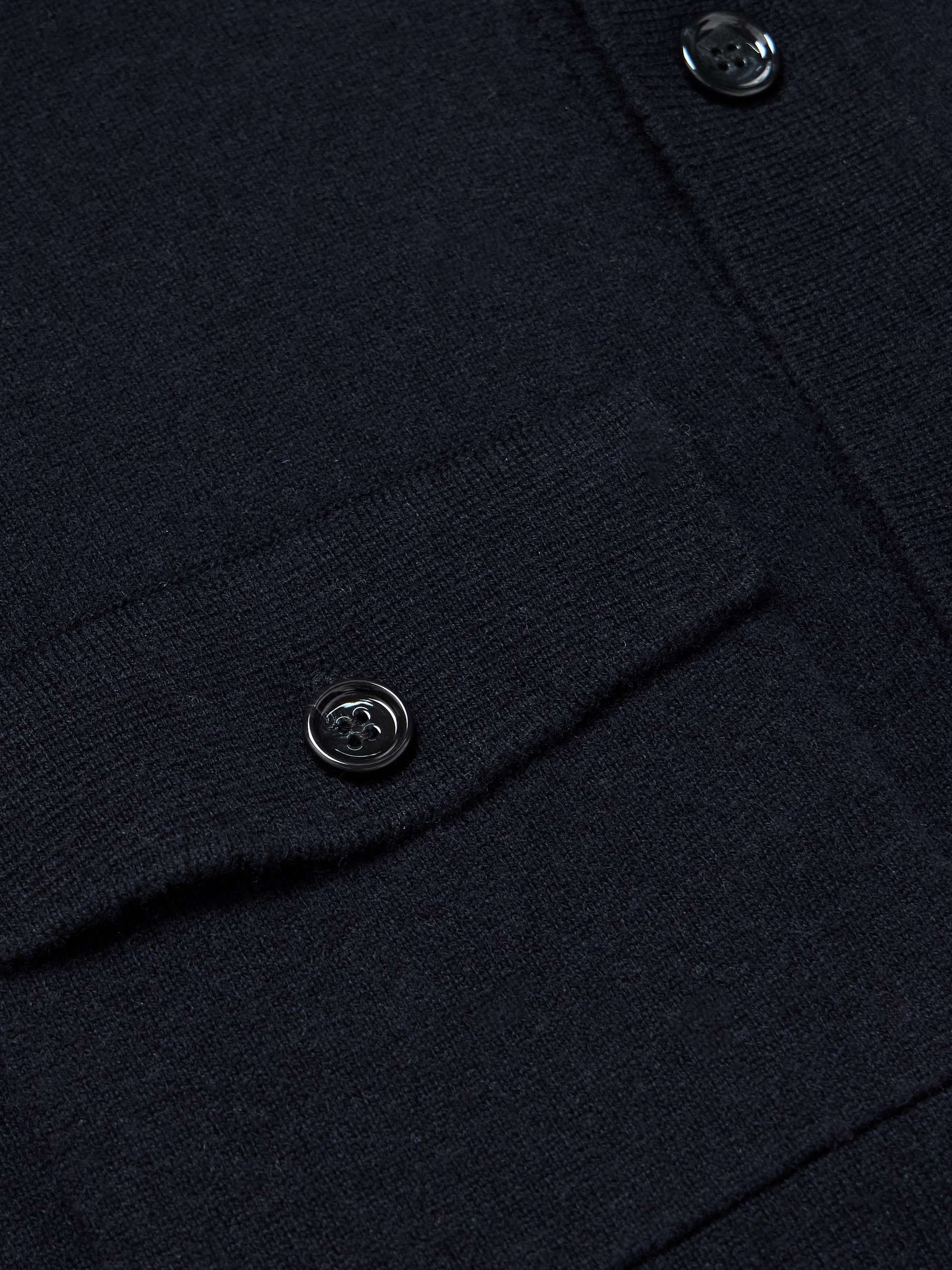 Wool and Cashmere-Blend Overshirt view
