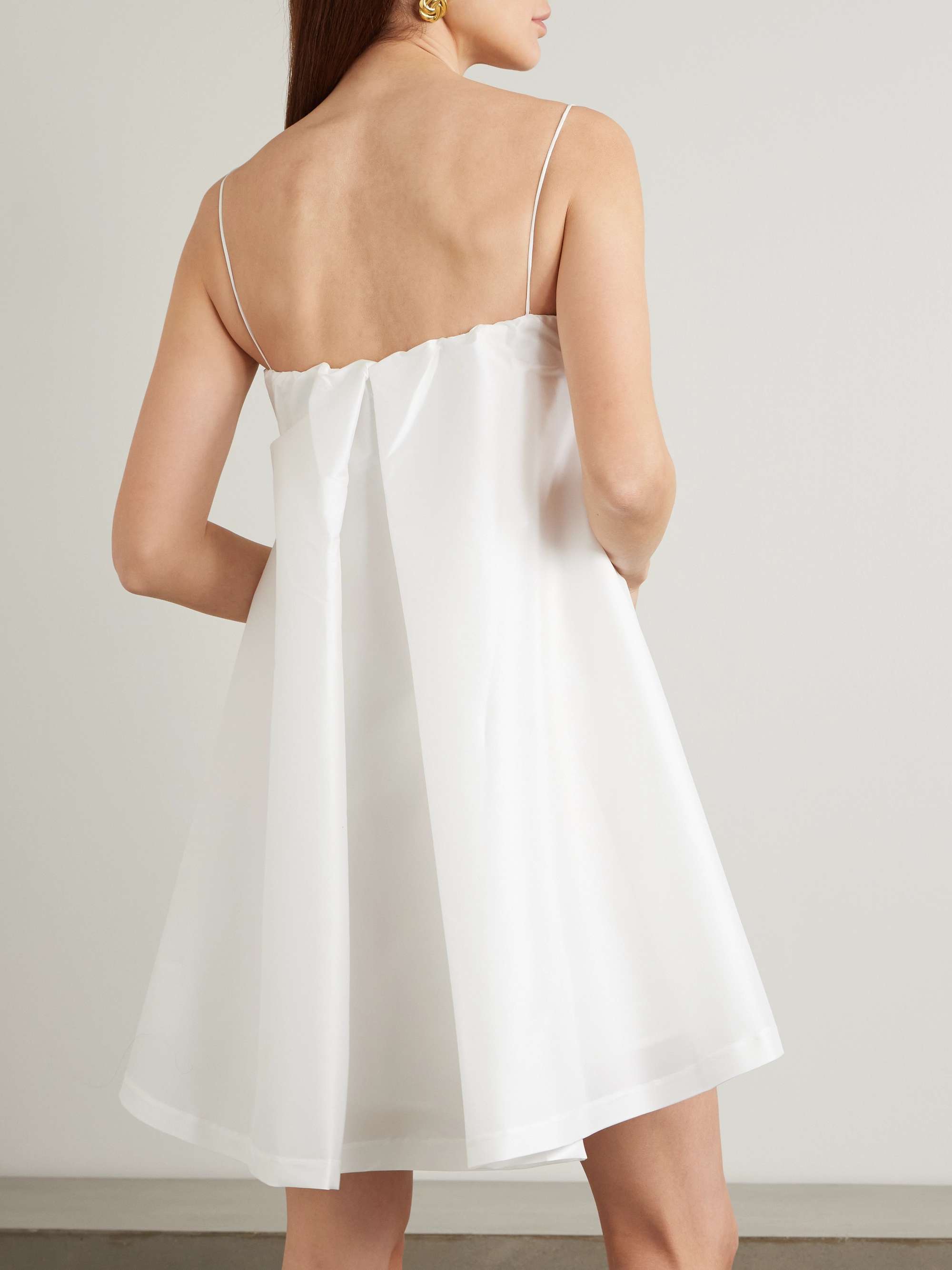 Estee bow-detailed taffeta mini dress view