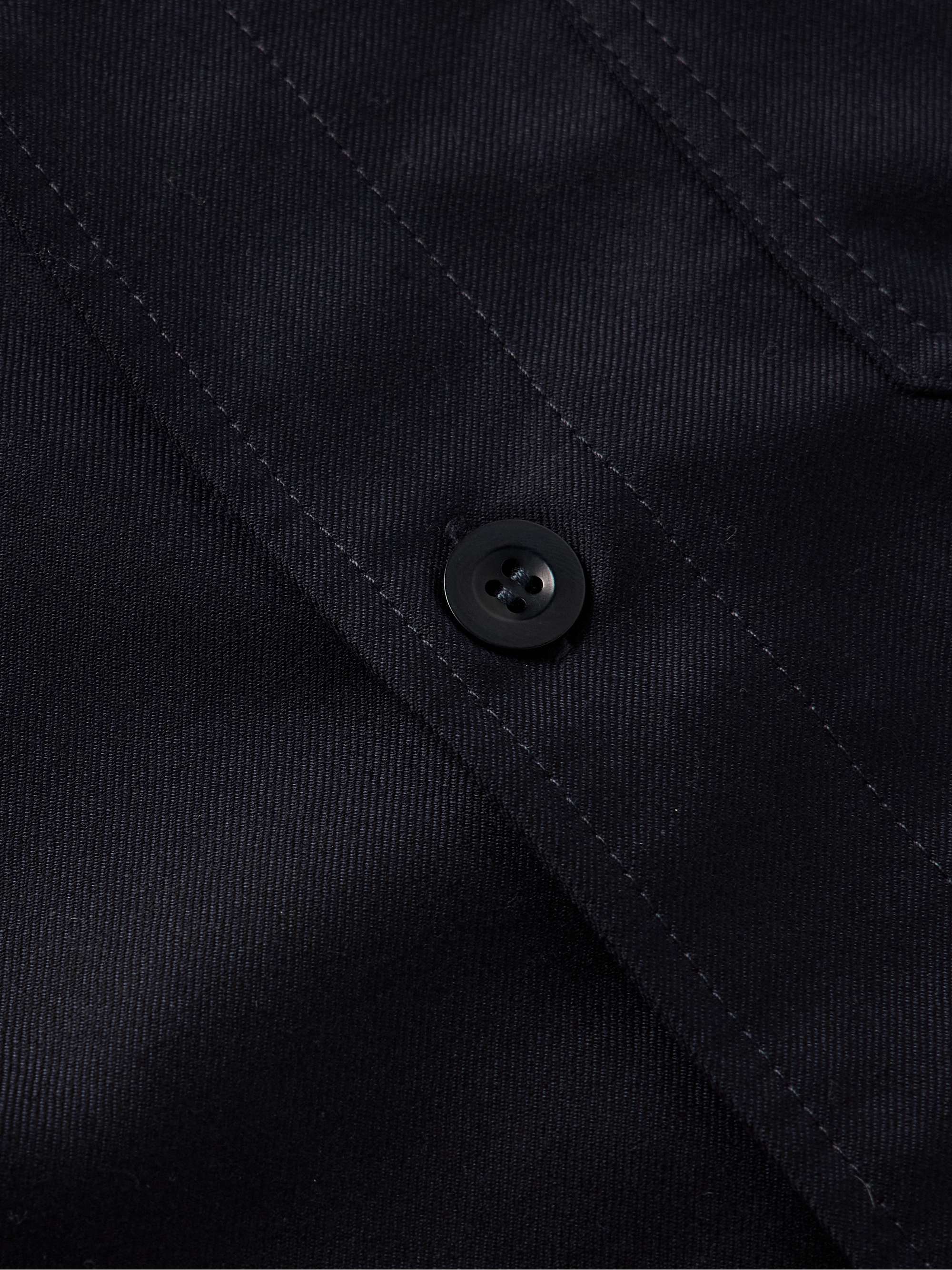 Jeffray Lyocell and Wool-Blend Twill Shirt view