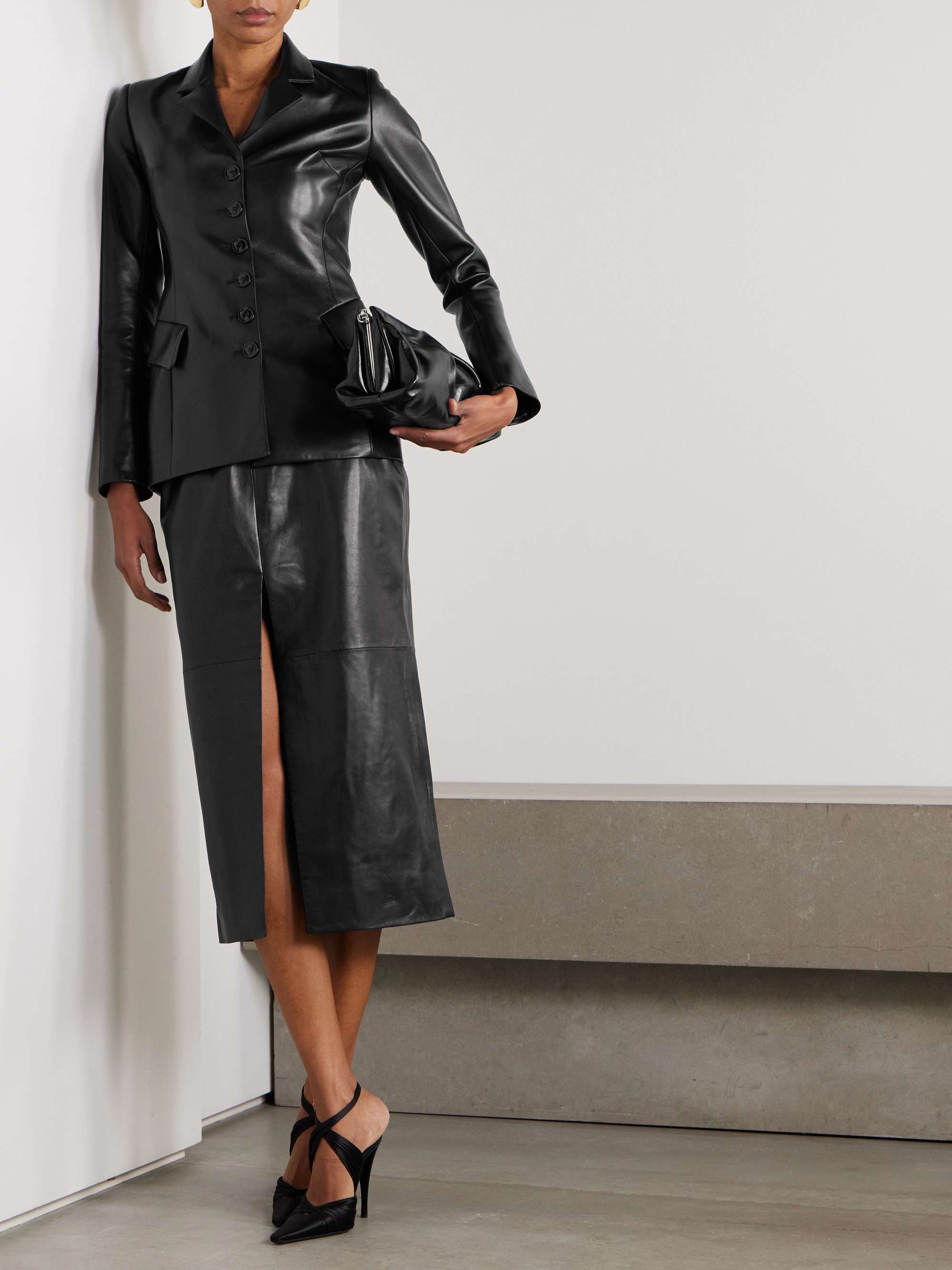 Morelli Bar leather jacket view