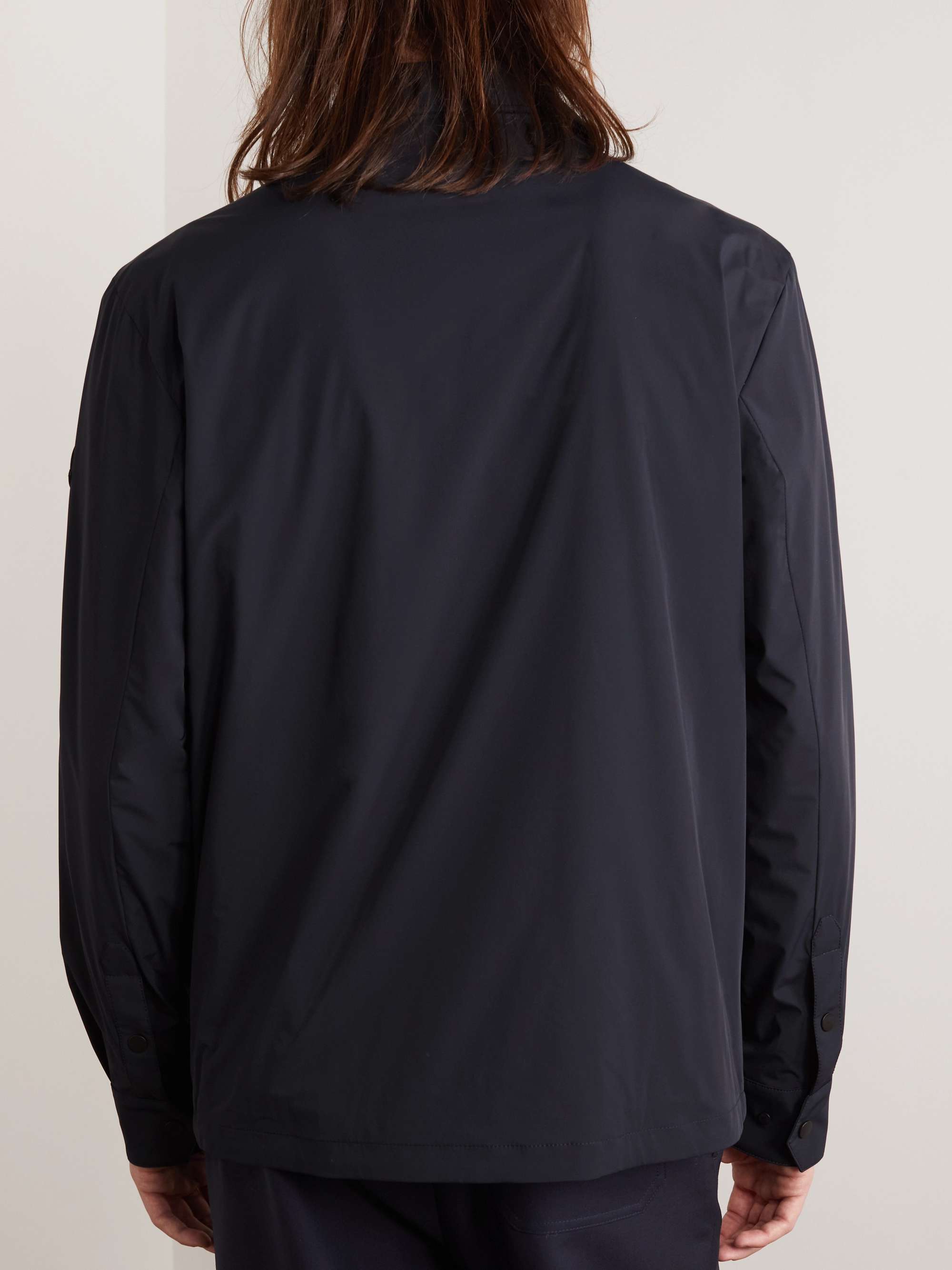 Laita Logo-Appliquéd Stretch-Shell Shirt Jacket view