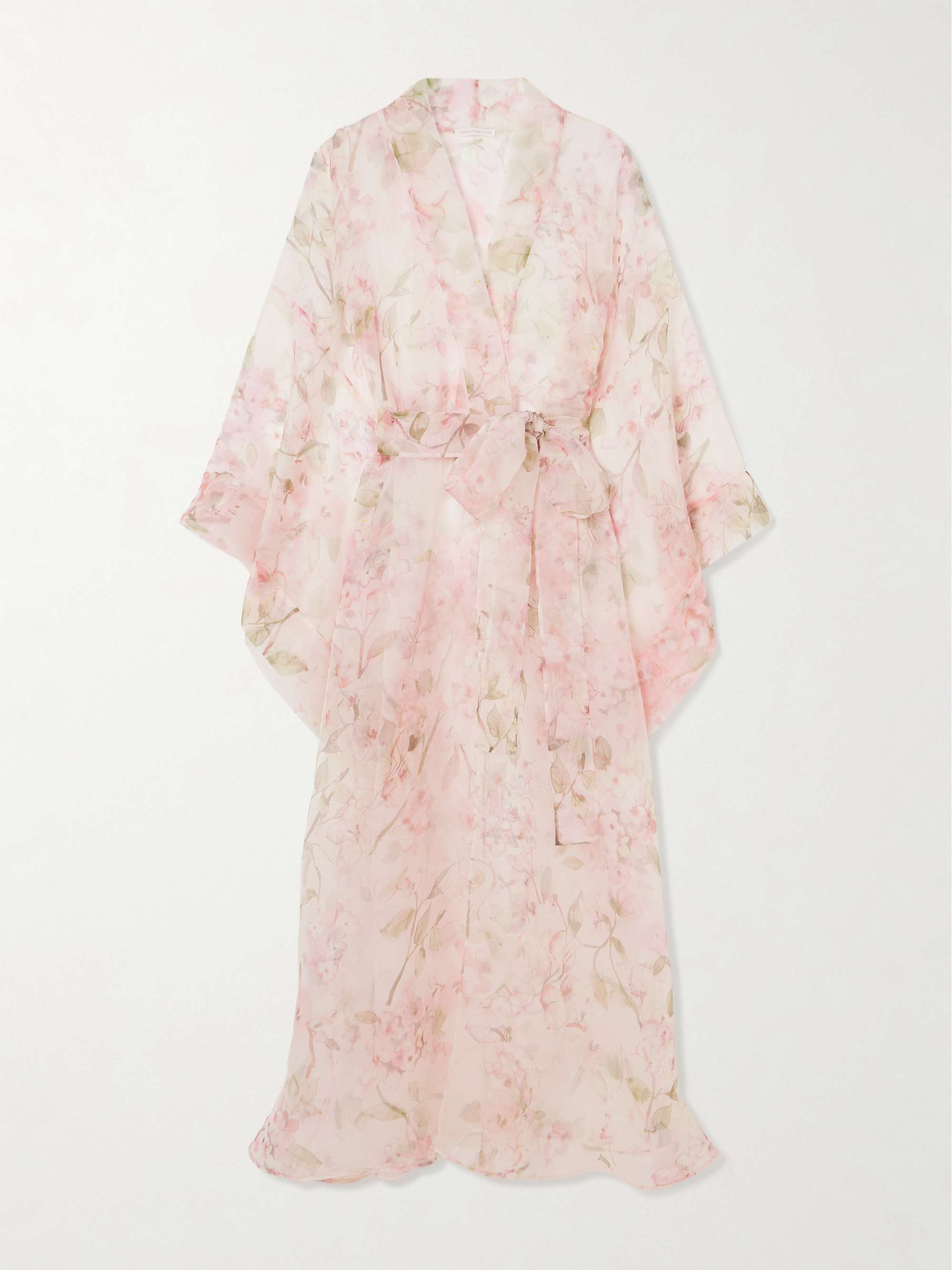 Jumeirah floral-print silk-georgette robe view