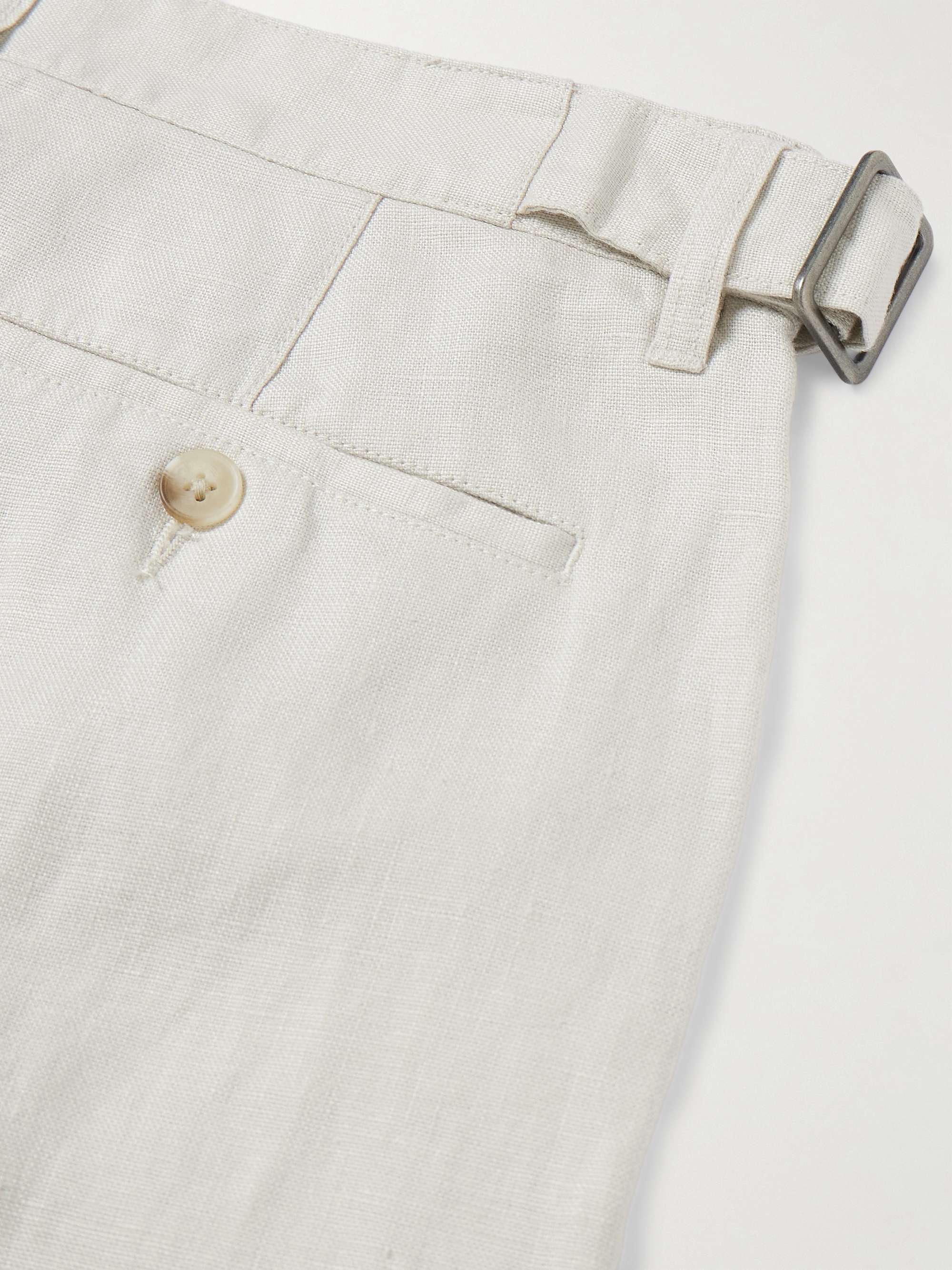 Straight-Leg Linen Trousers view