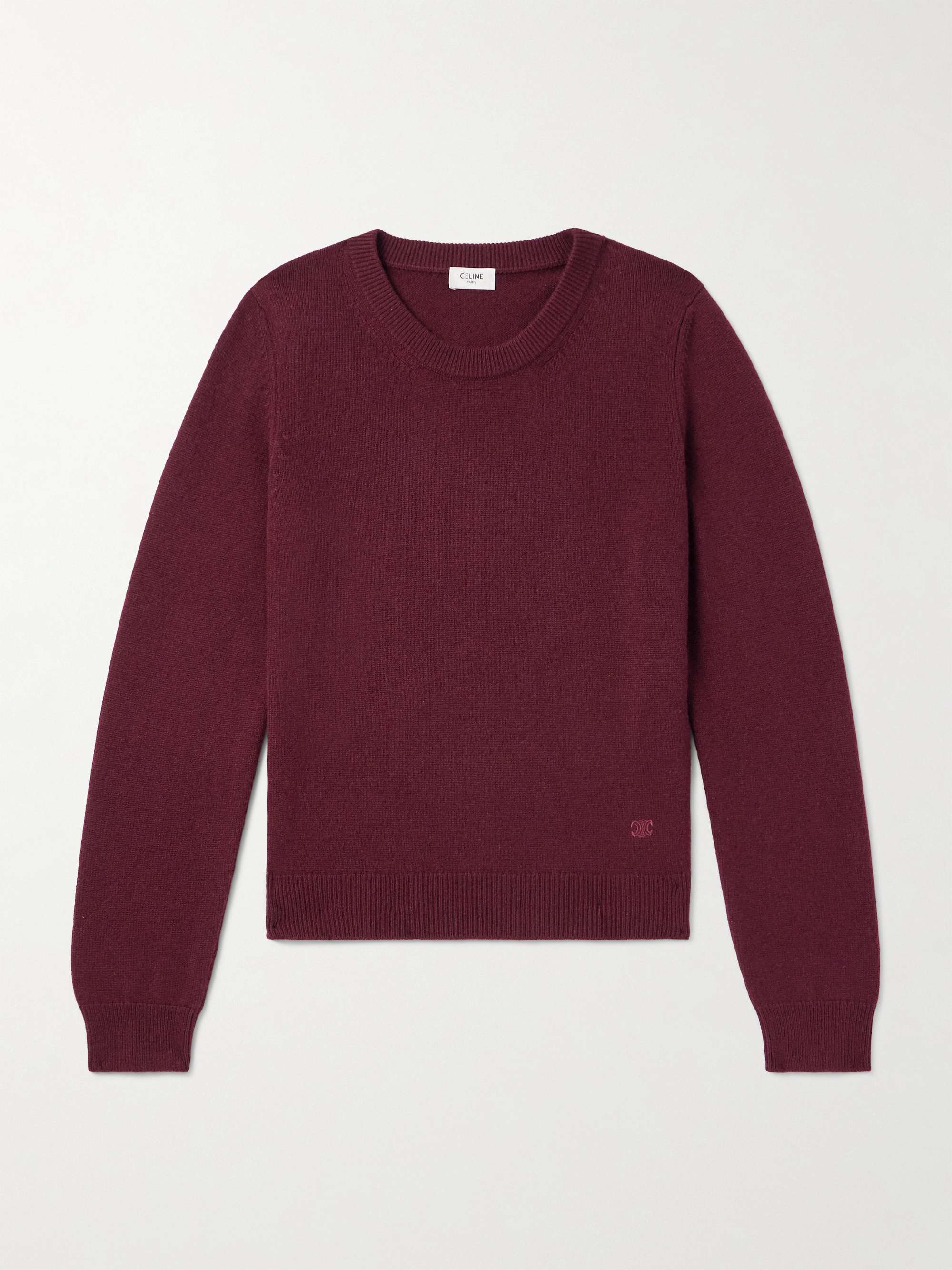 Logo-Embroidered Cashmere Sweater view