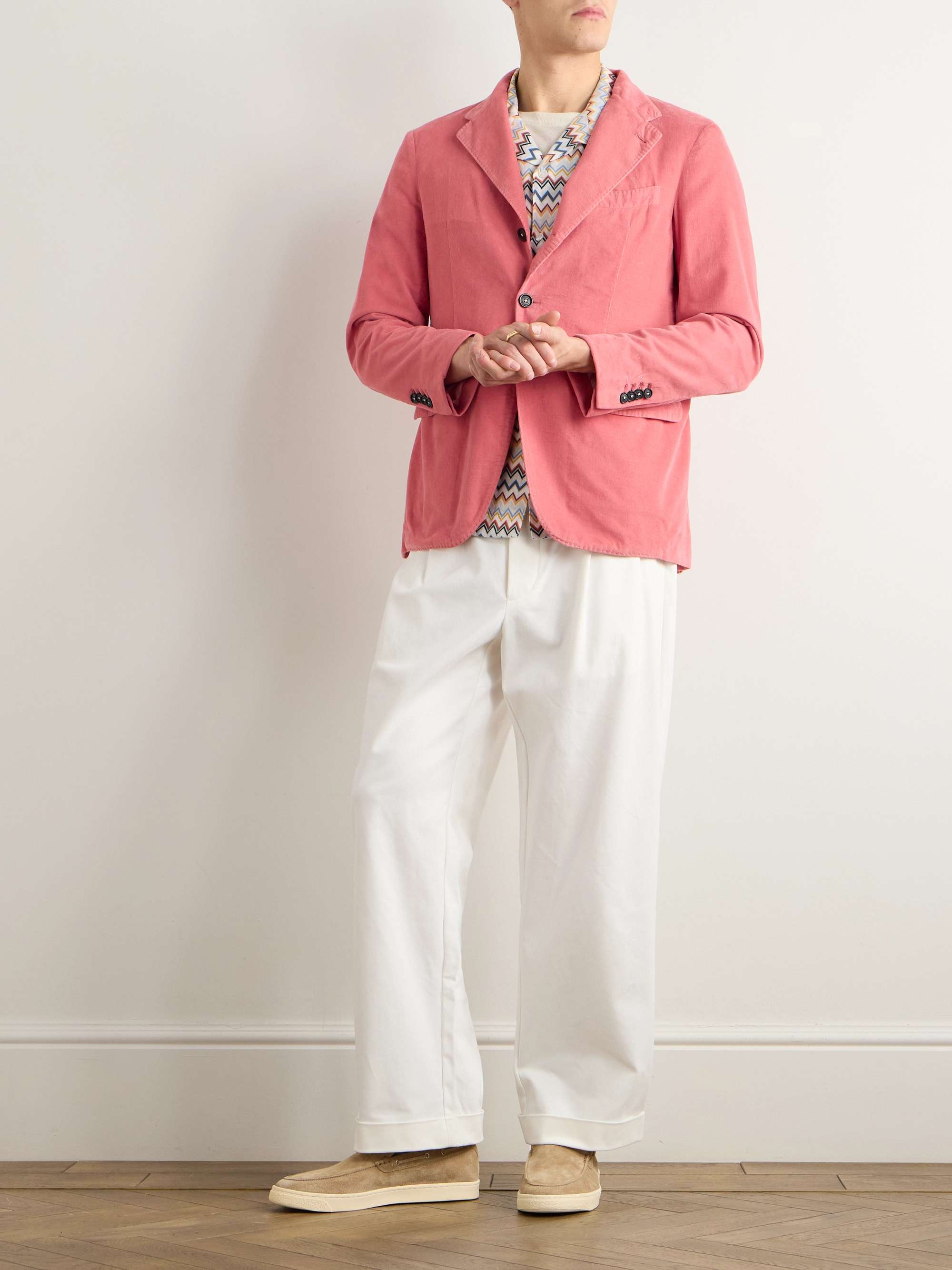 Catch2 Slim-Fit Cotton-Corduroy Blazer view
