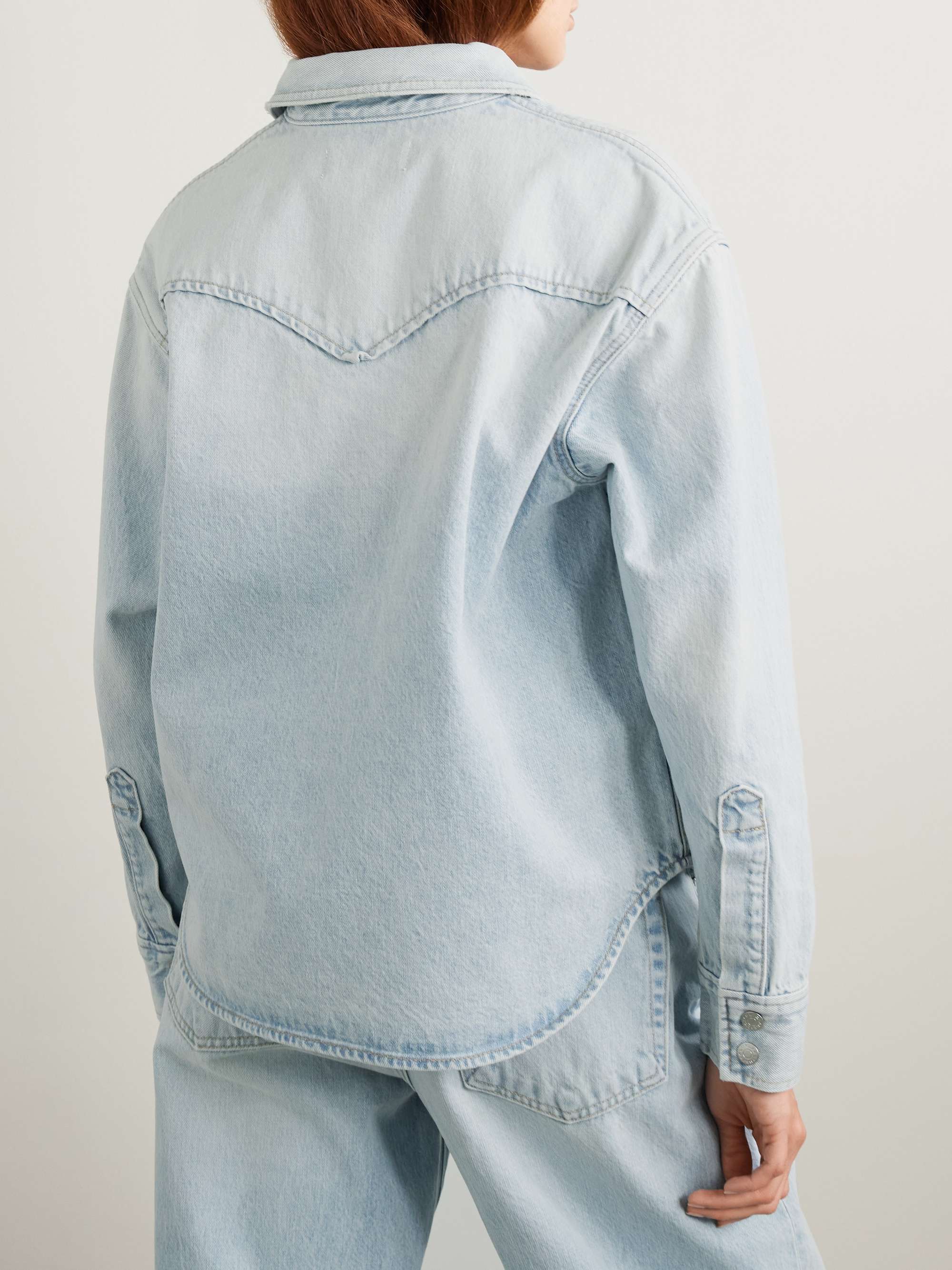 Cassidy denim shirt view