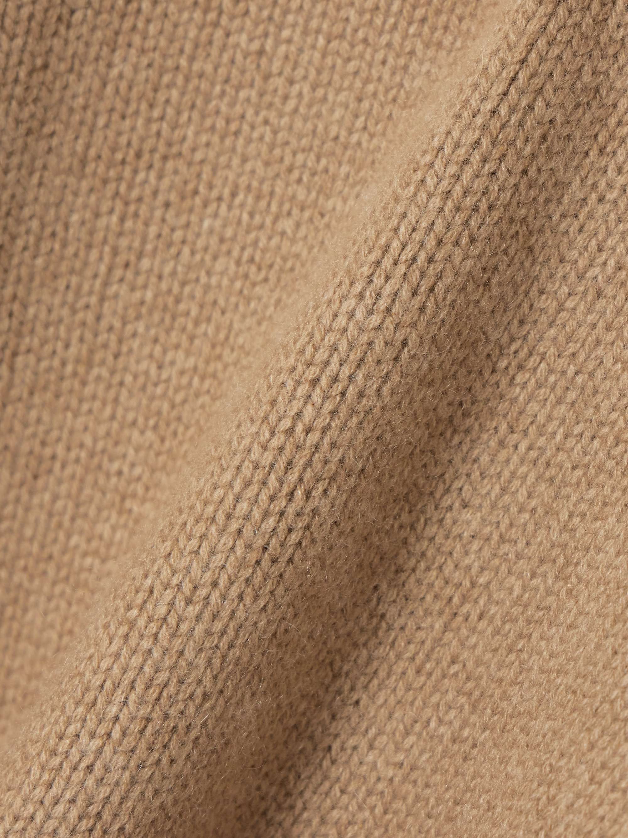 Bangkok ribbed organic cashmere turtleneck sweater view