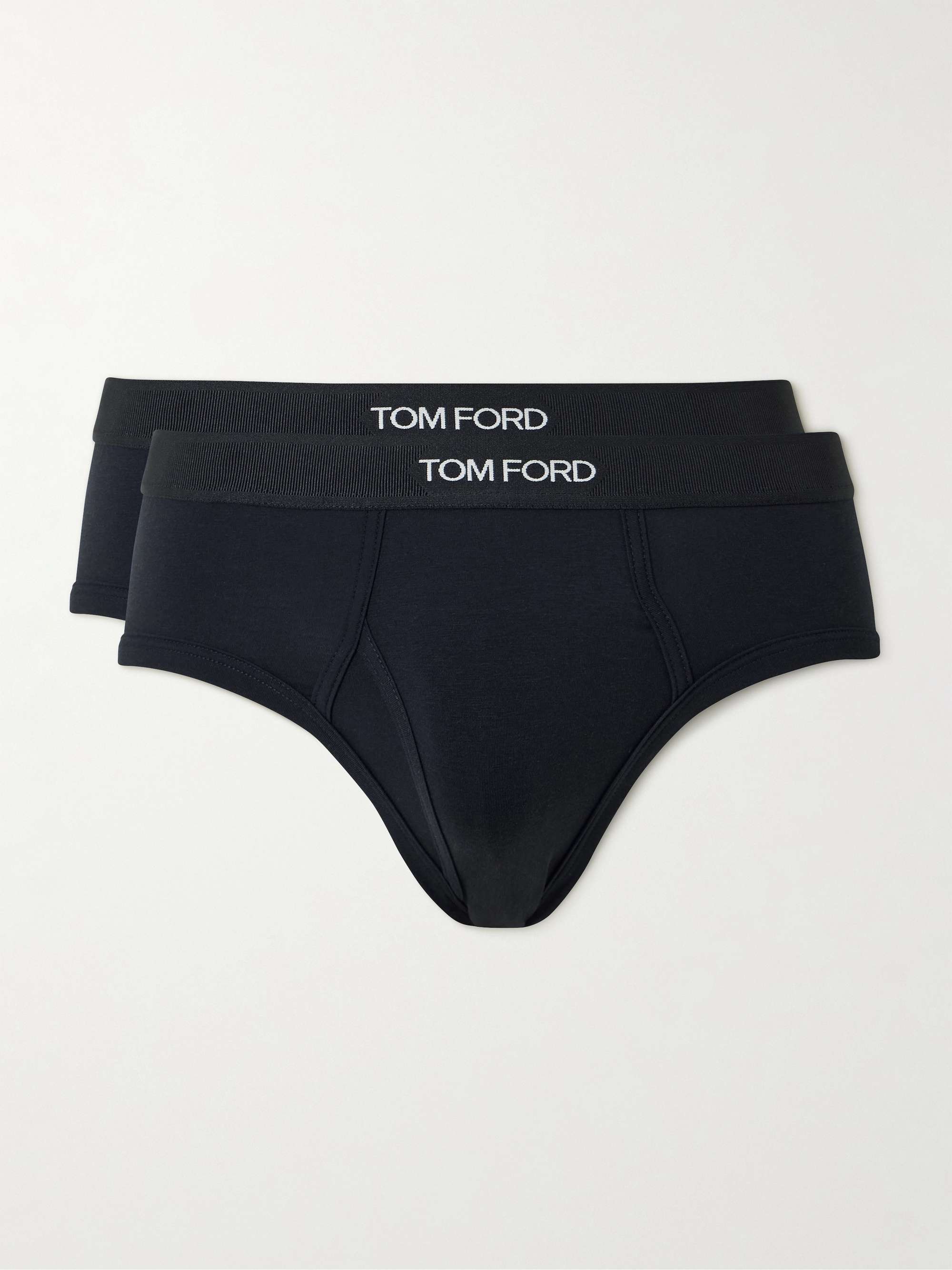 Two-Pack Strech-Cotton and Modal-Blend Briefs view