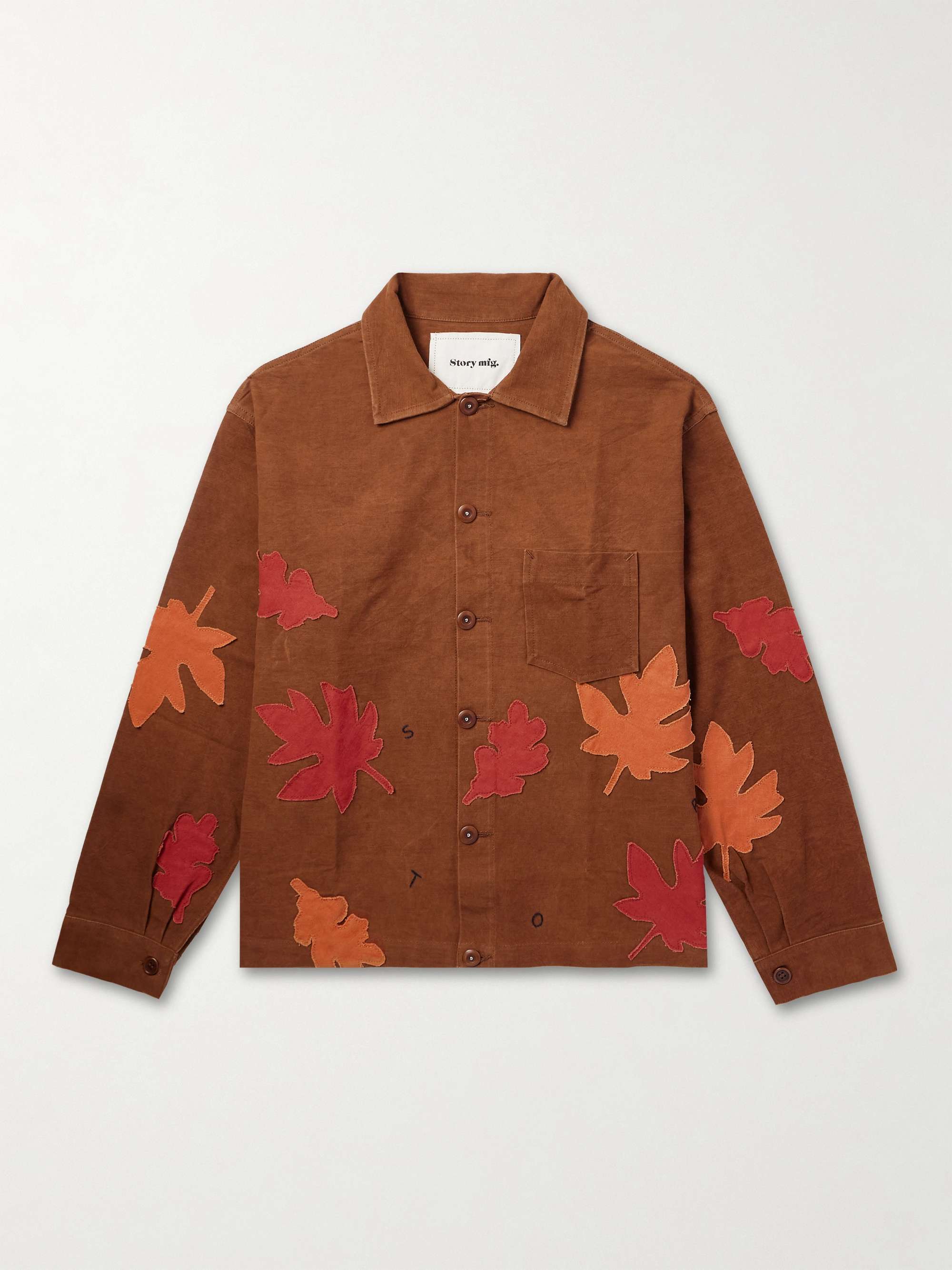 Second Autumn Appliquéd Organic Cotton Jacket view