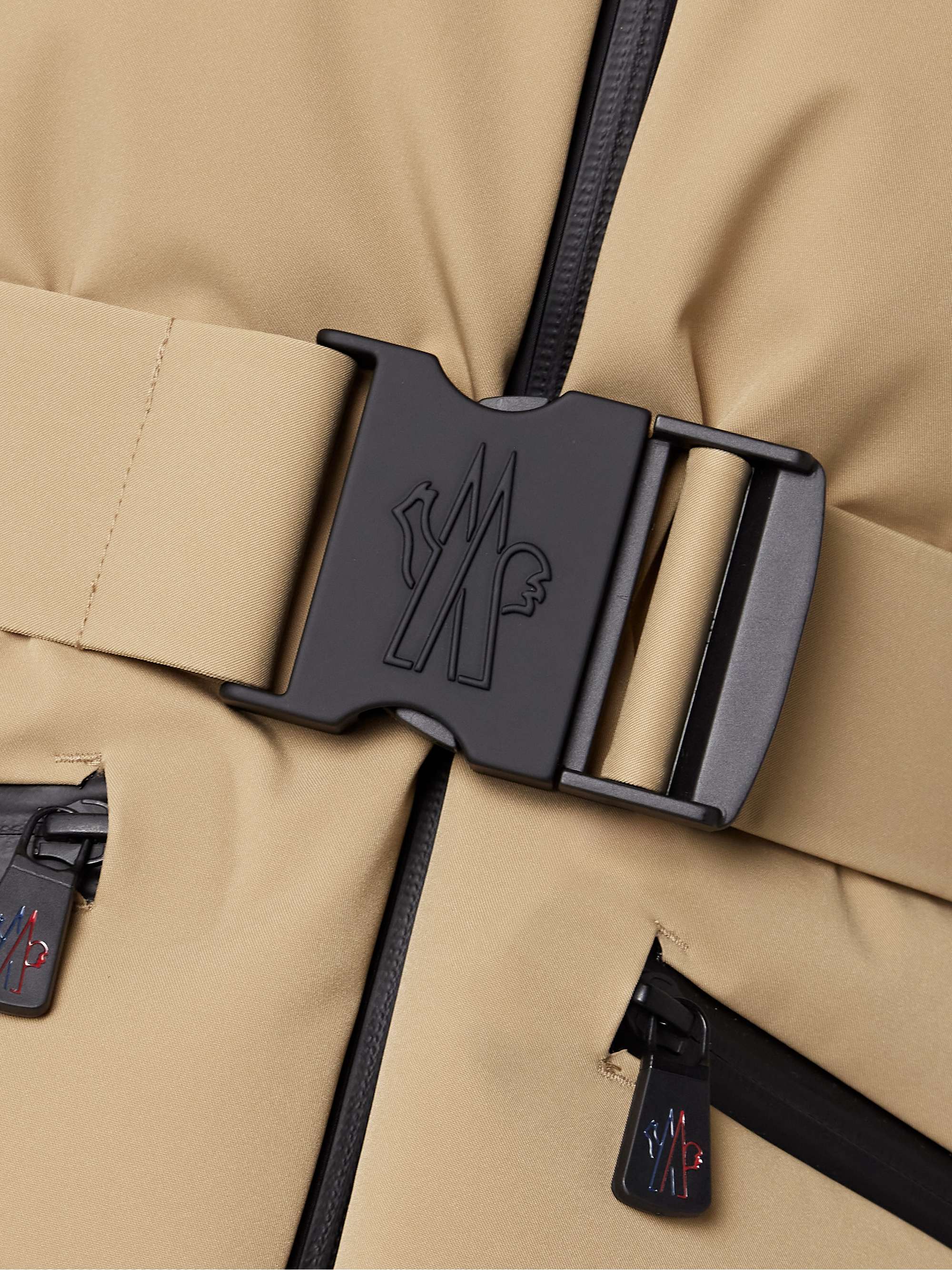 Tolima belted hooded quilted down ski jacket view