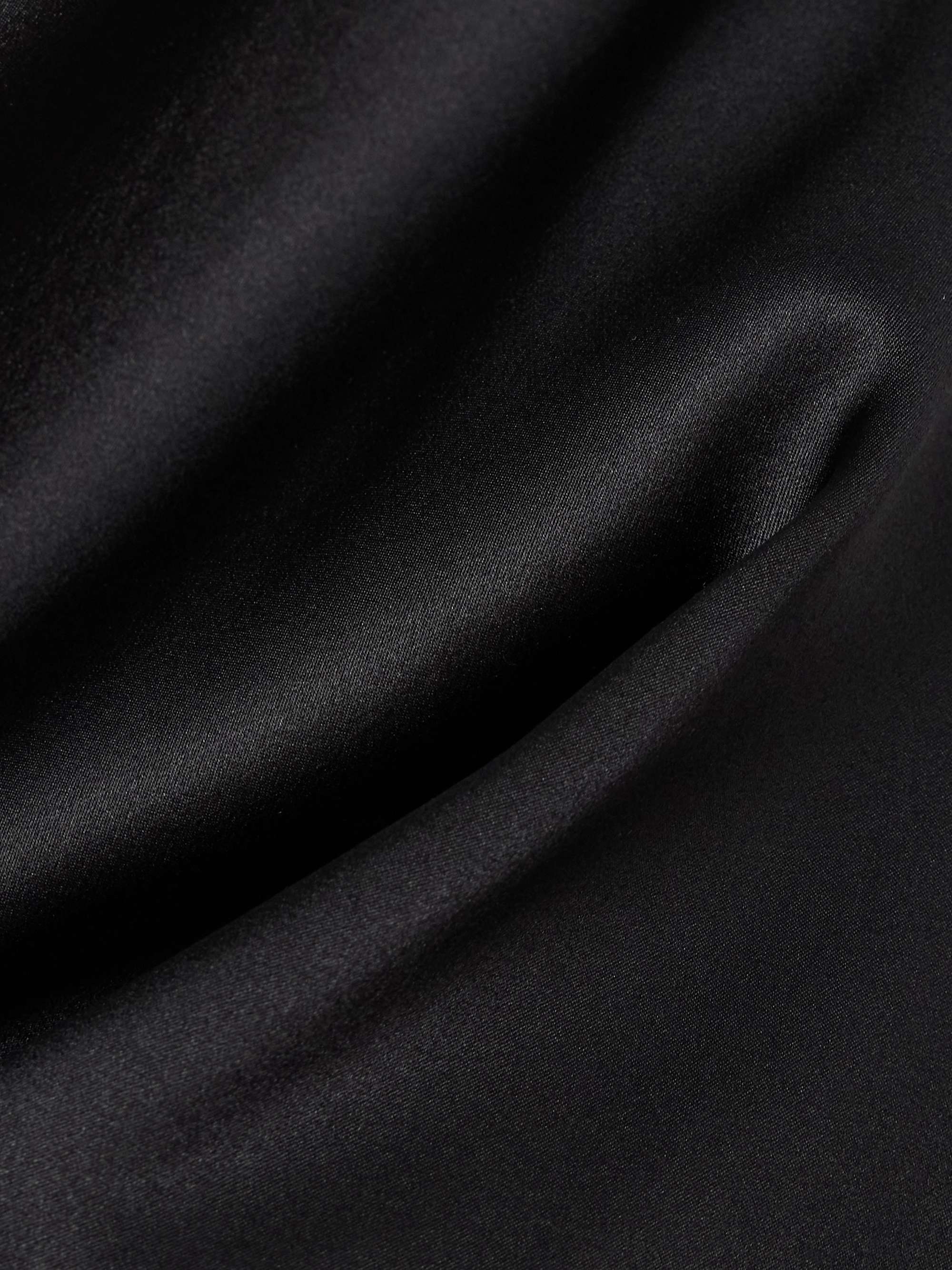 Deep Cowl silk-satin maxi dress view
