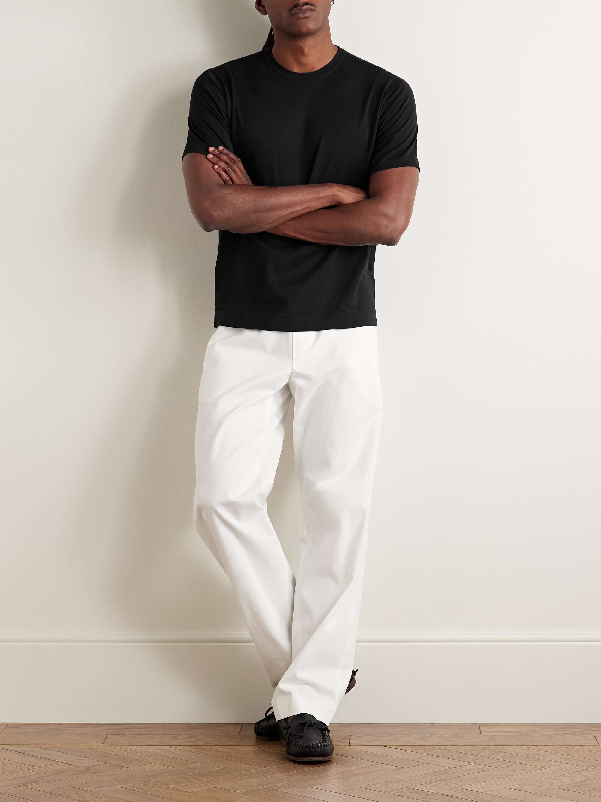 Lorca Slim-Fit Sea Island Cotton T-Shirt view