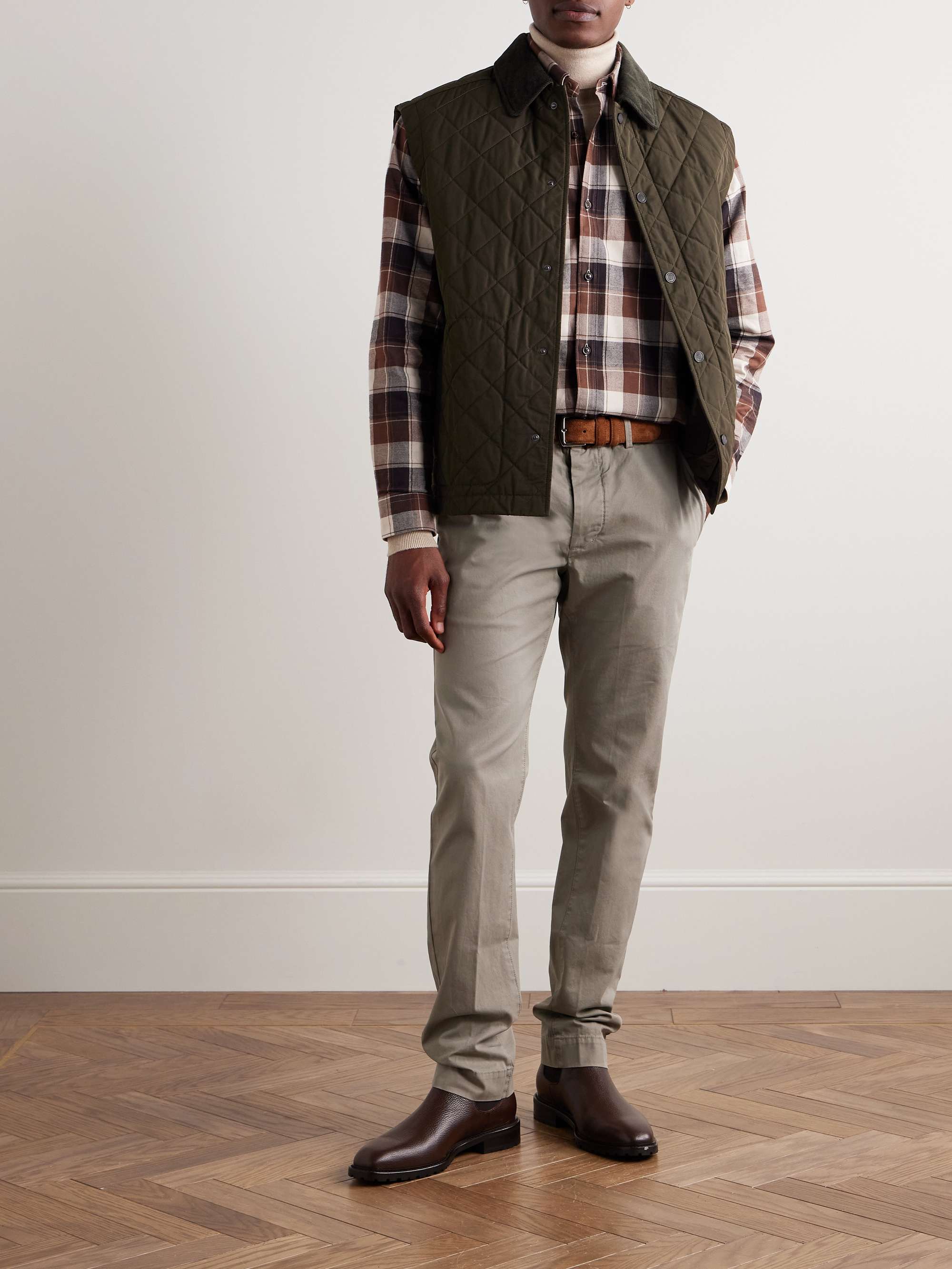 Field Slim-Fit Straight-Leg Garment-Dyed Cotton-Twill Chinos view