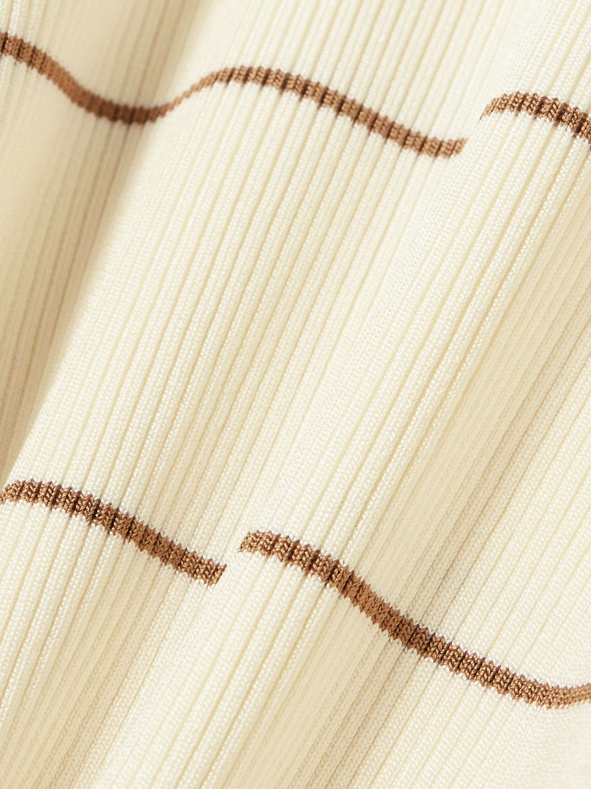 Striped ribbed jersey T-Shirt view