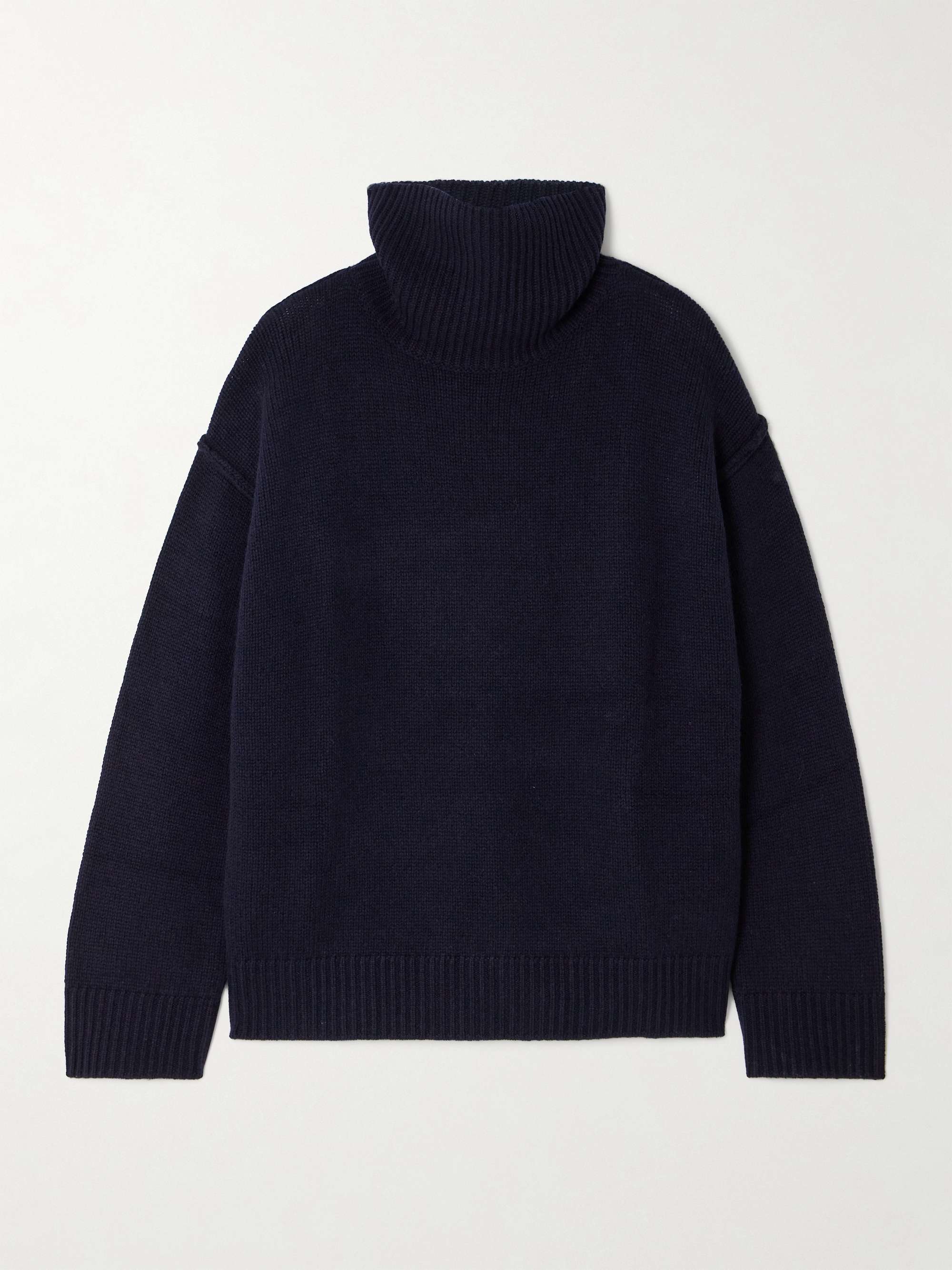 Wool and cashmere-blend turtleneck sweater view