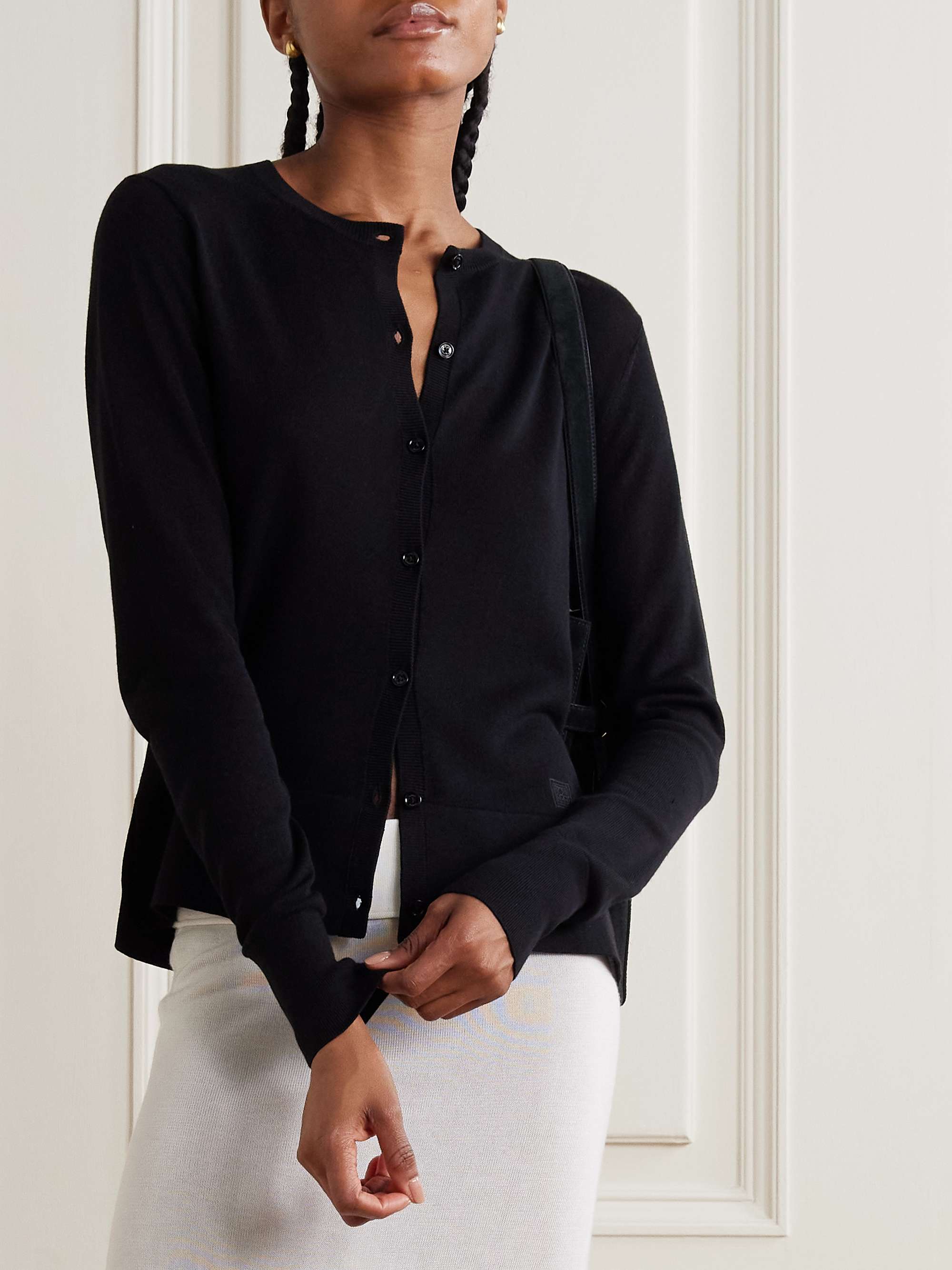Lyocell-blend cardigan view