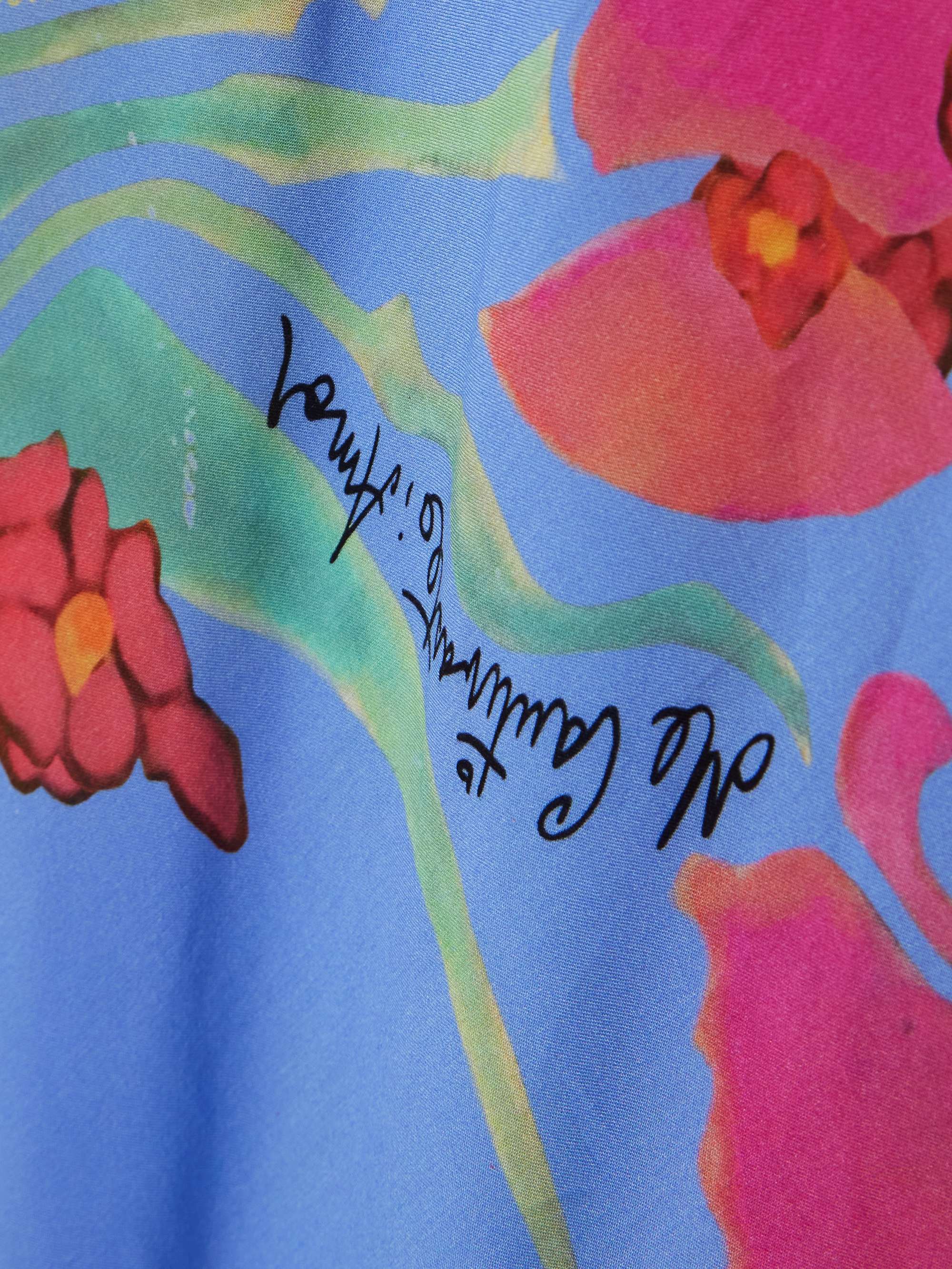 Cielo floral-print satin maxi dress view