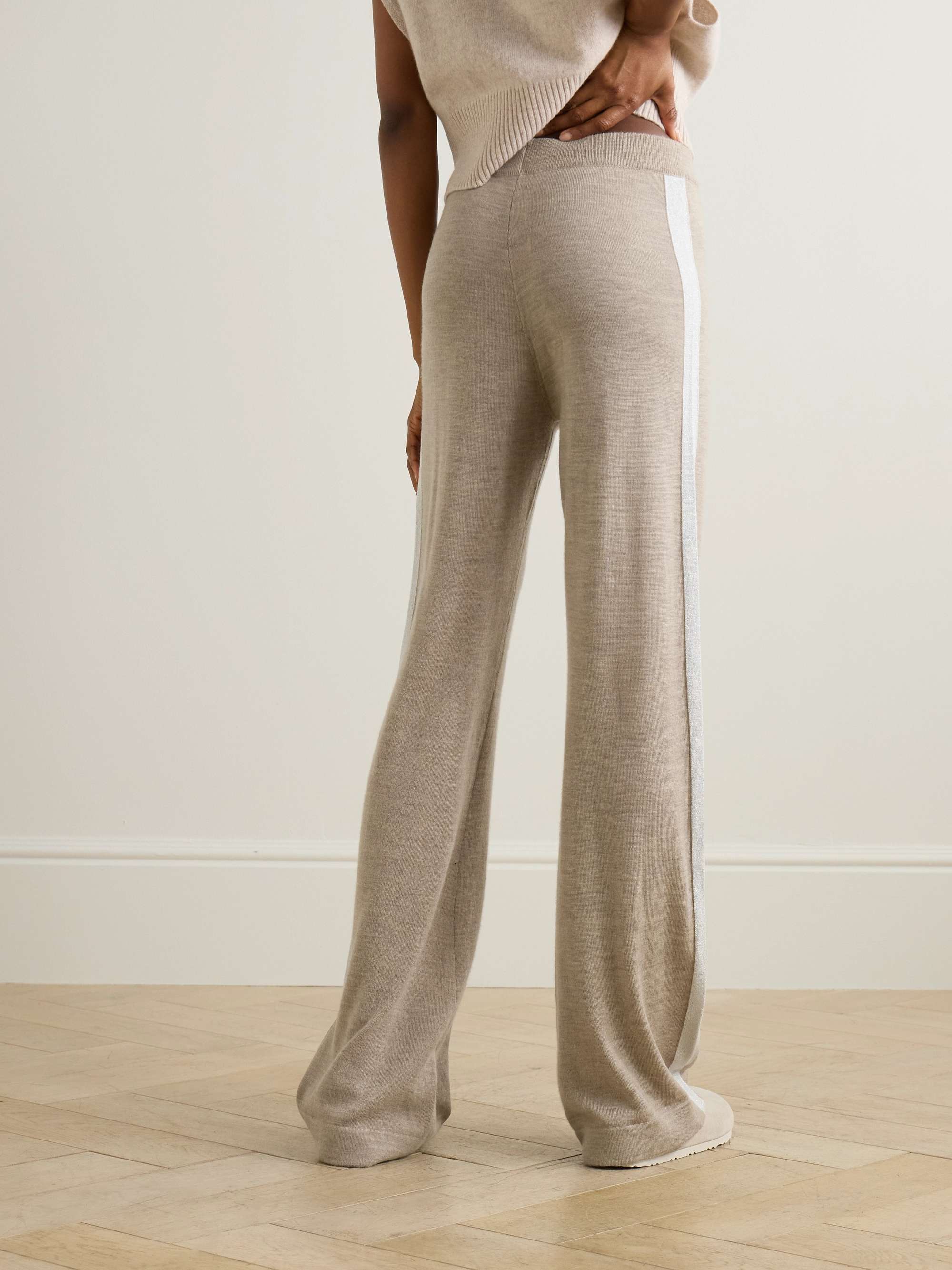 Geilo merino wool flared pants view