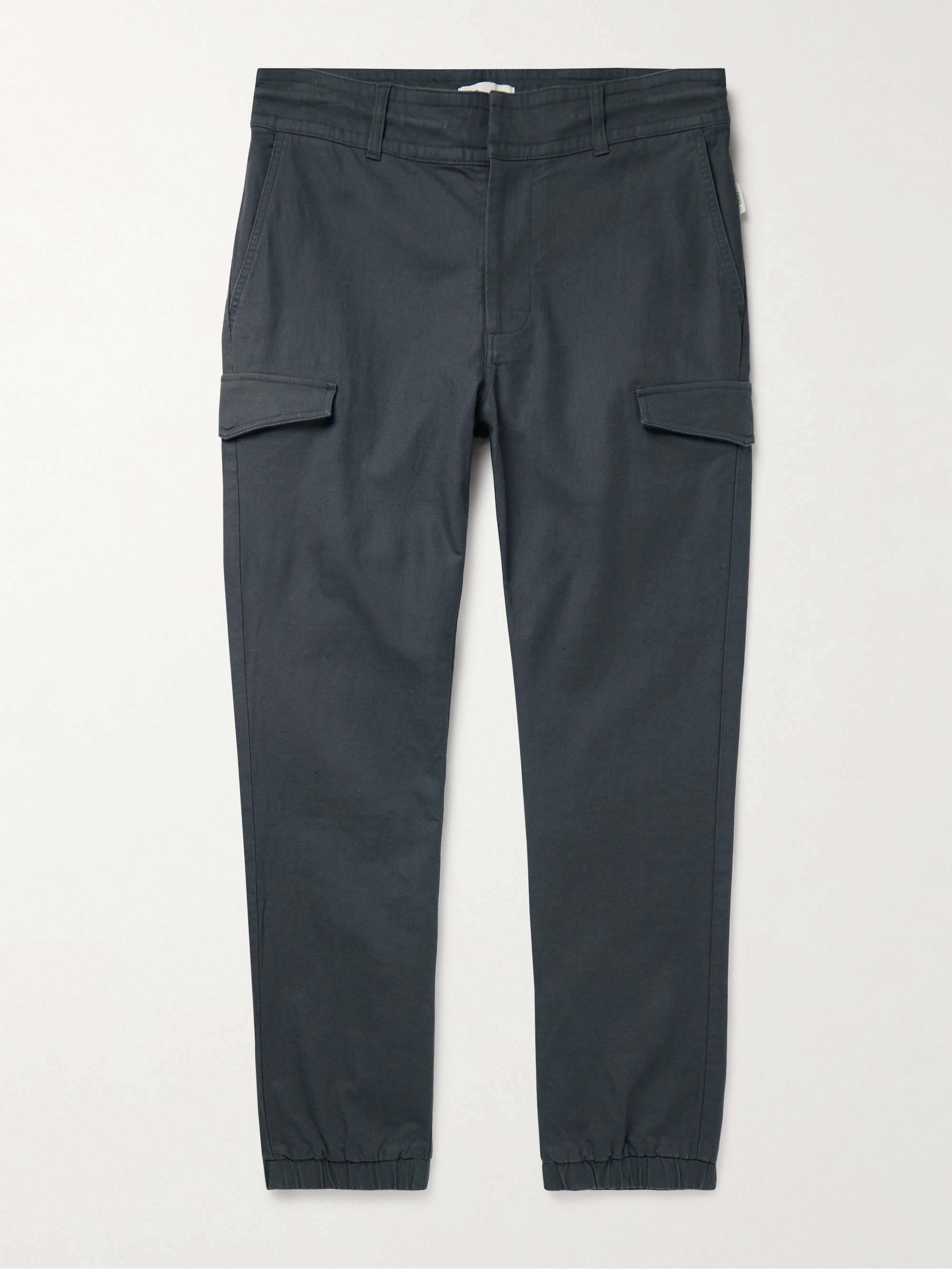 Tapered Linen Cargo Trousers view