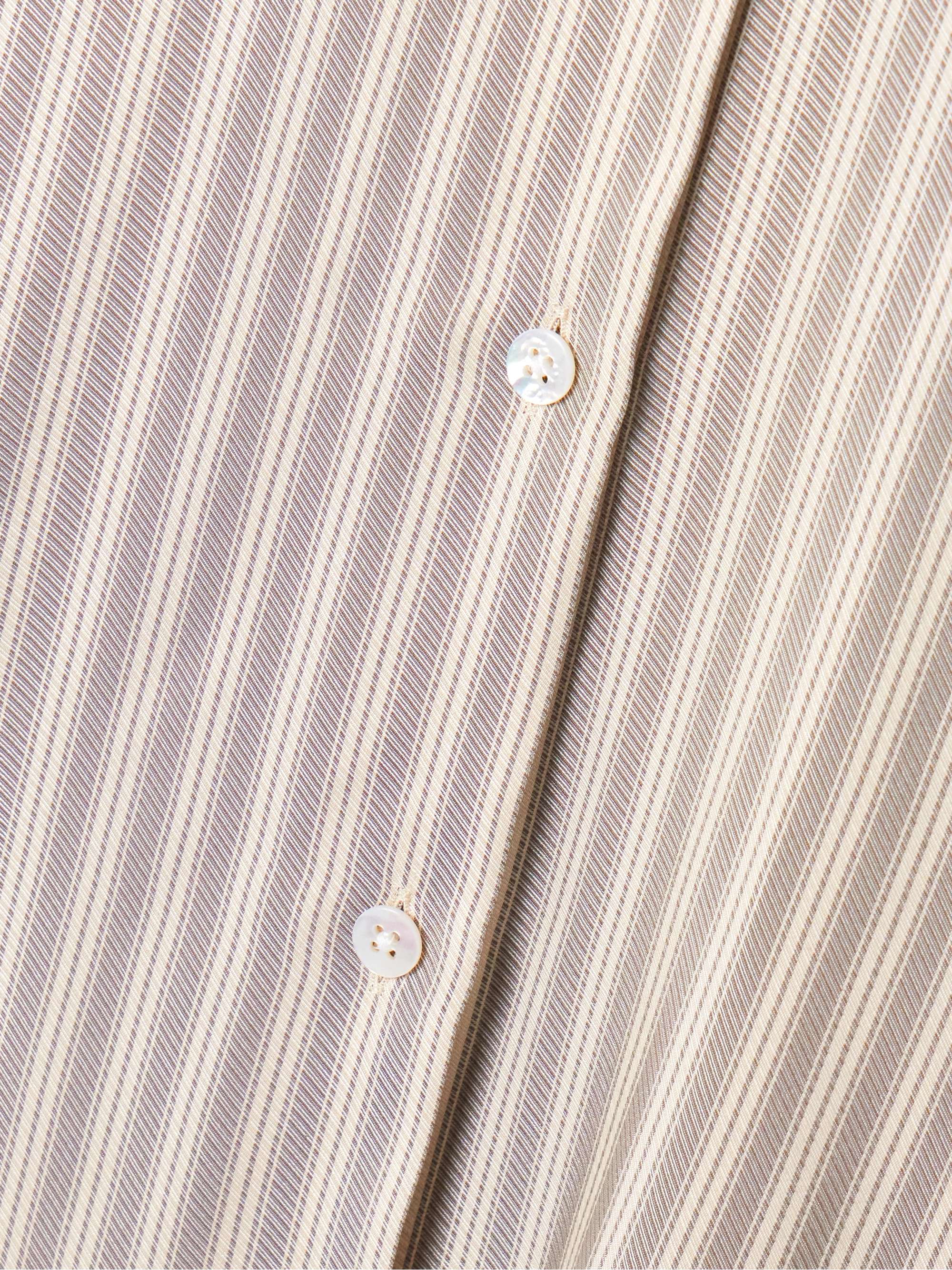 Parave striped silk shirt view