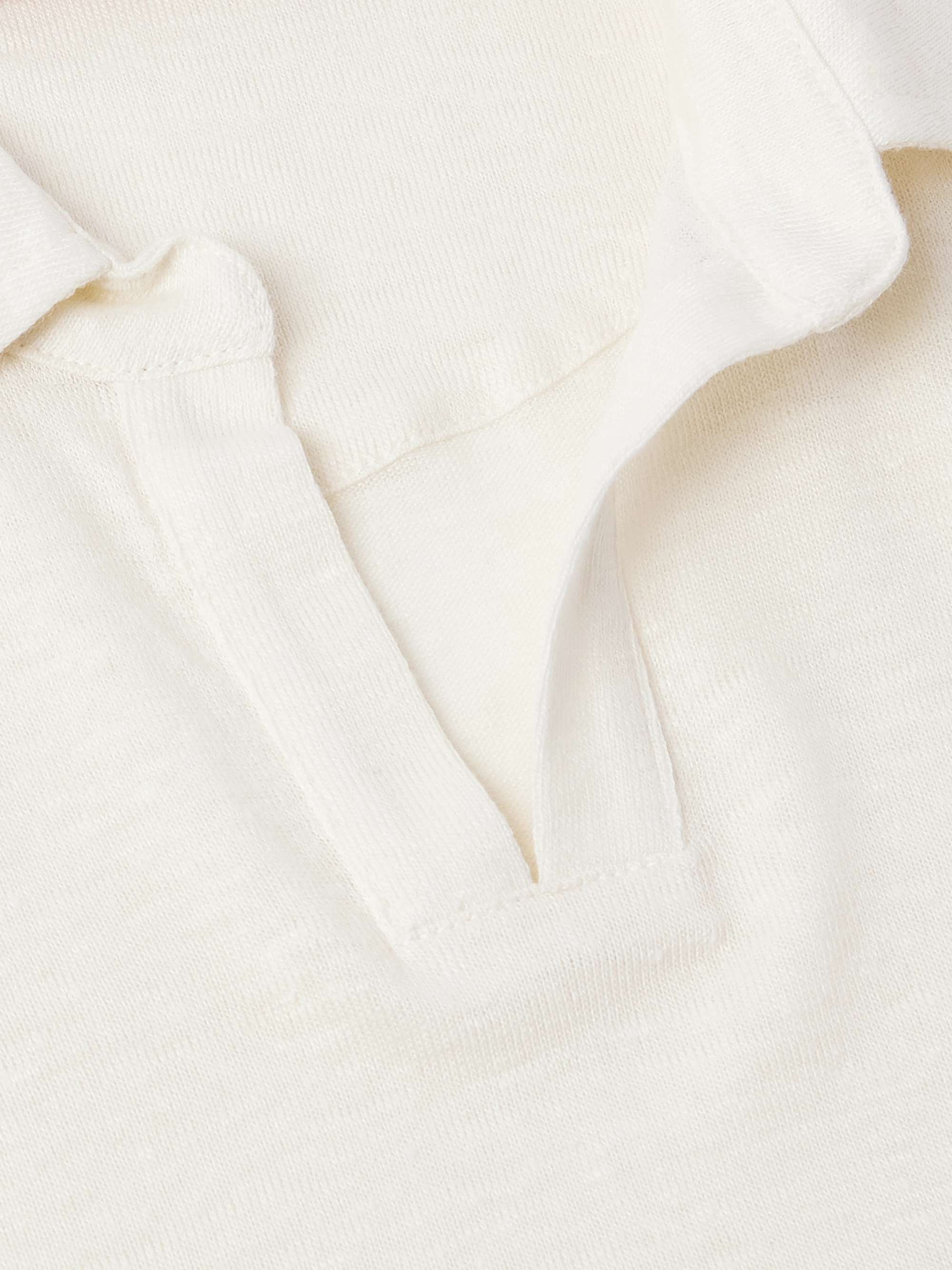 Felix Linen-Blend Jersey Polo Shirt view