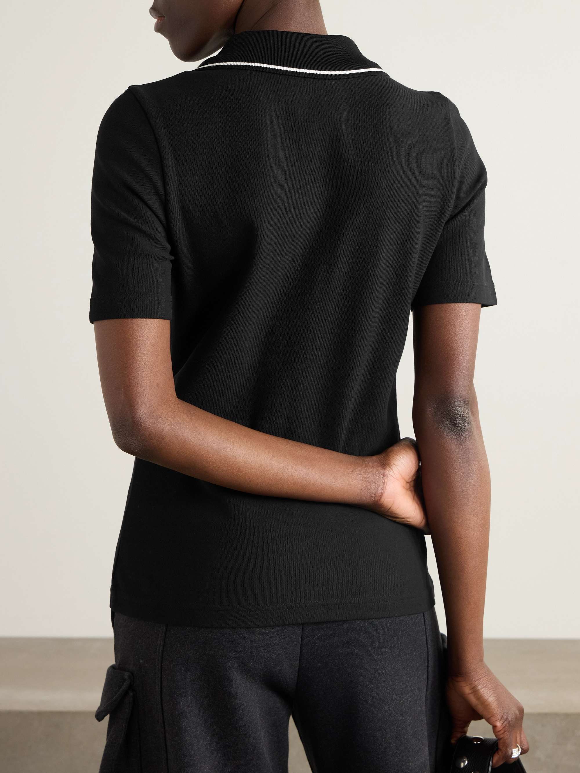 Cotton-piquè polo shirt view