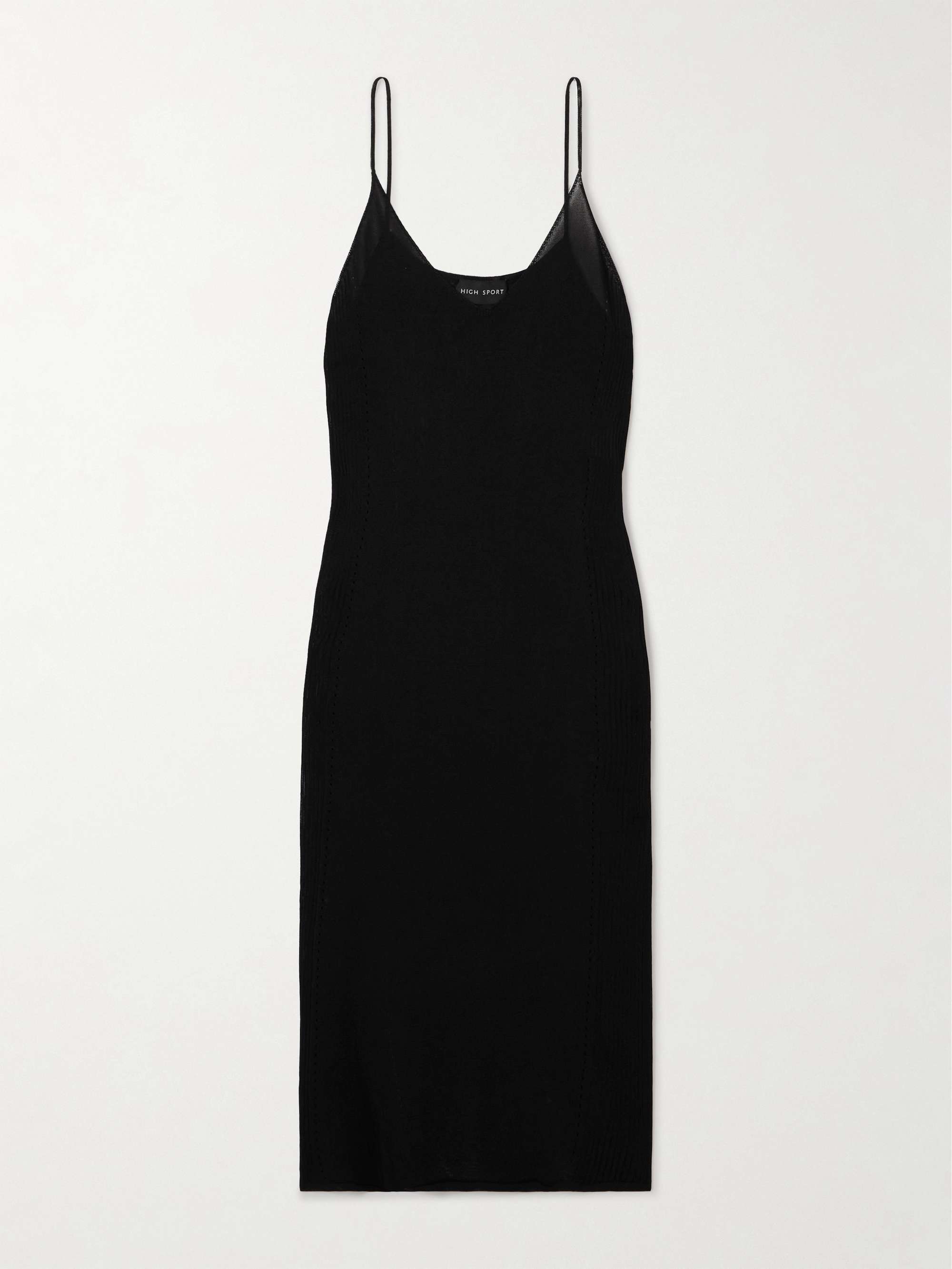 Slinky Gabe ribbed-knit midi dress view