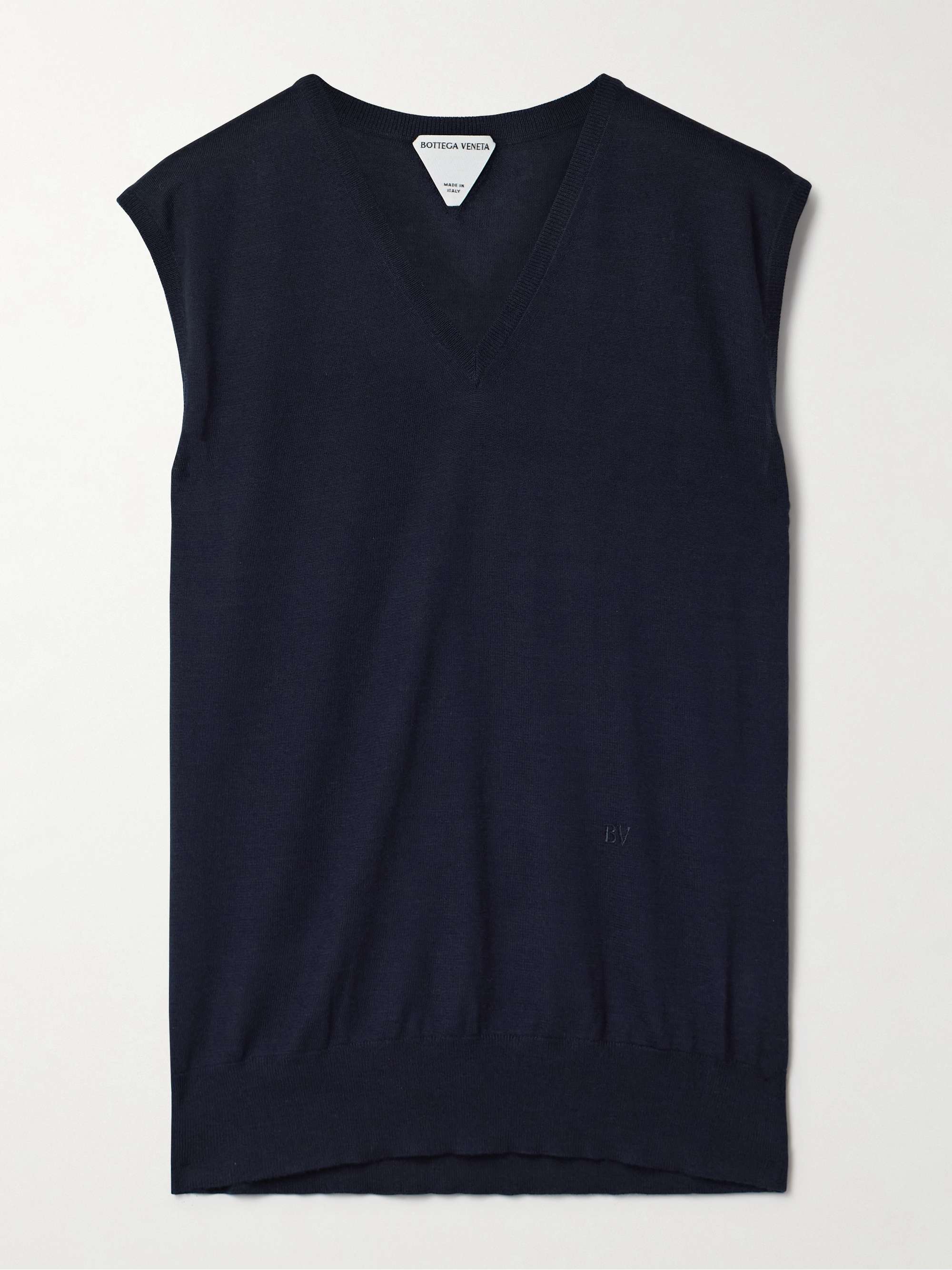 Cashmere-blend vest view